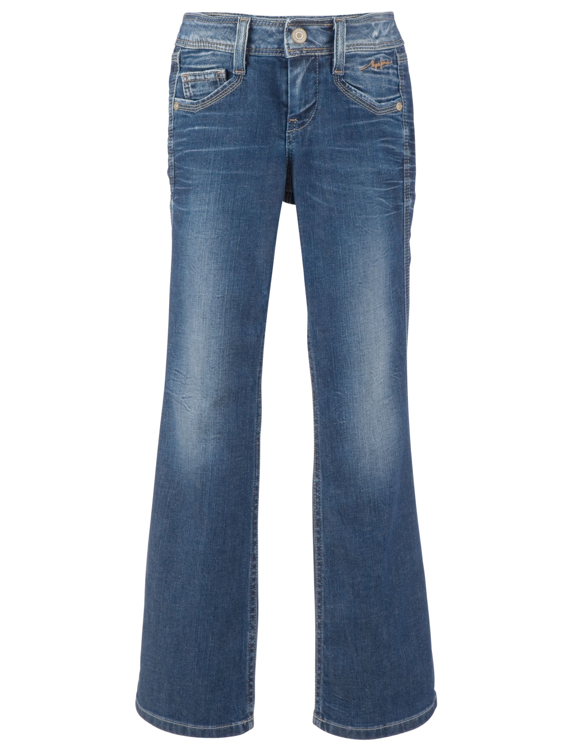 Pepe Jeans Bootleg Denim Jeans, Blue, 12 Years