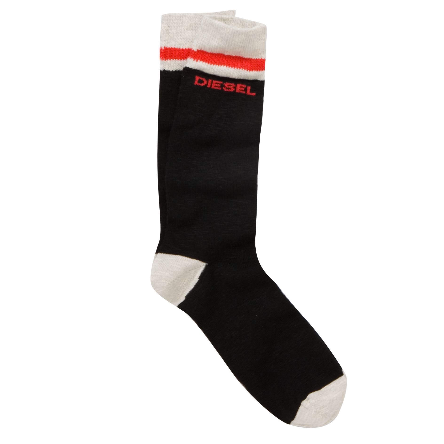 Diesel Logo Top Socks  Black  M