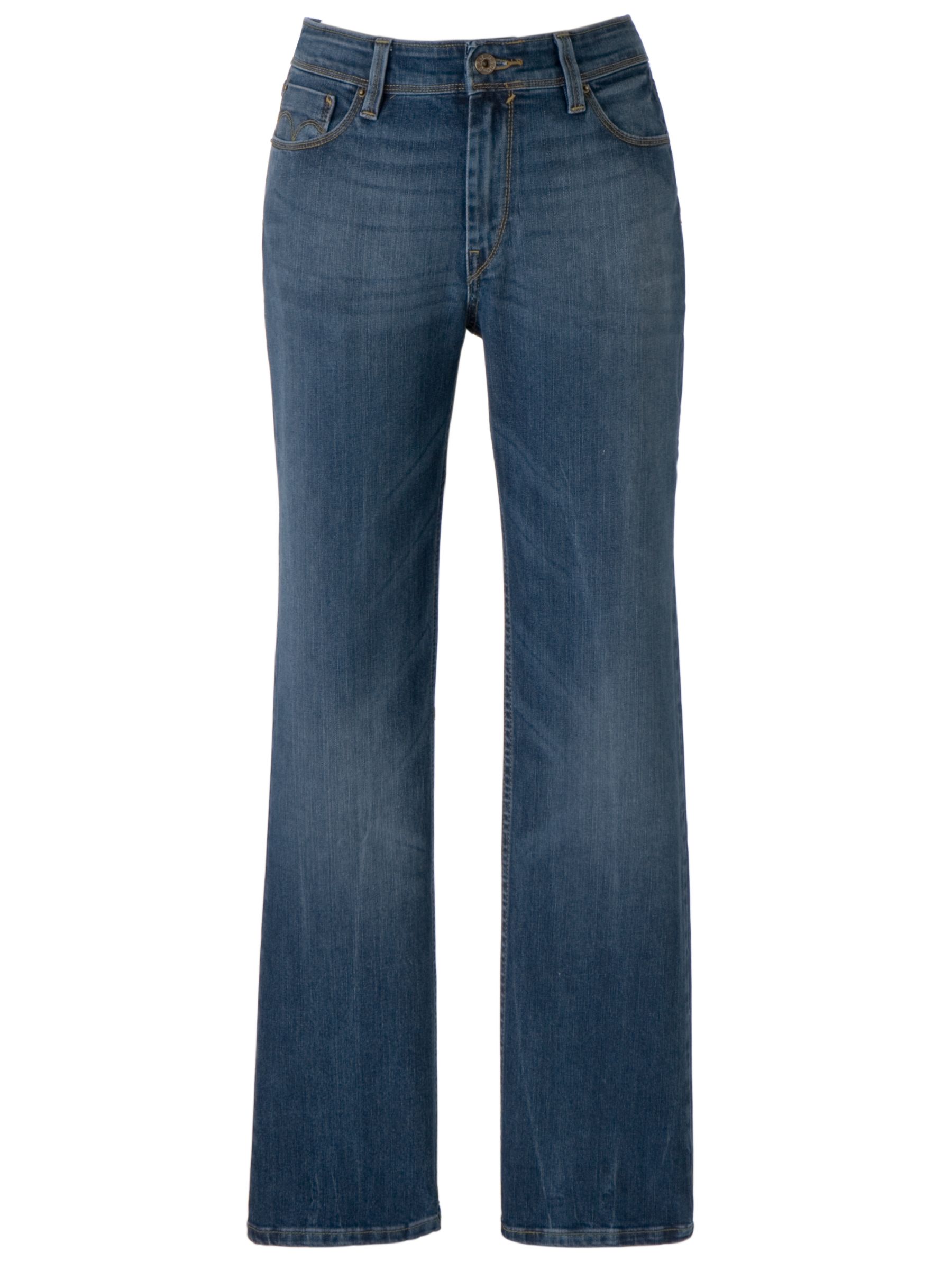 Levis High Rise Straight Leg Jeans L30 Dark shady W28L30