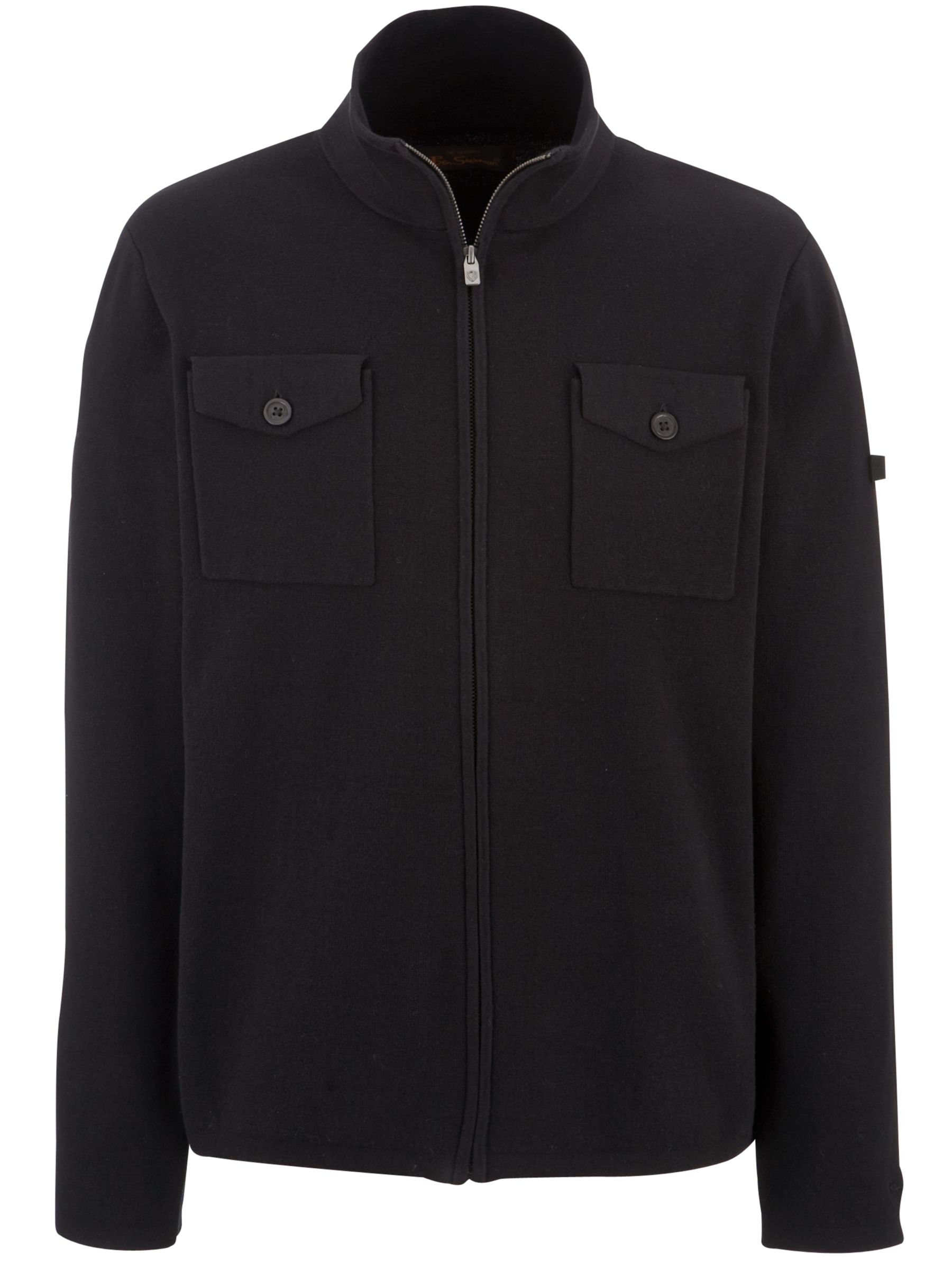 Ben Sherman Full Zip Cardigan  Black  L