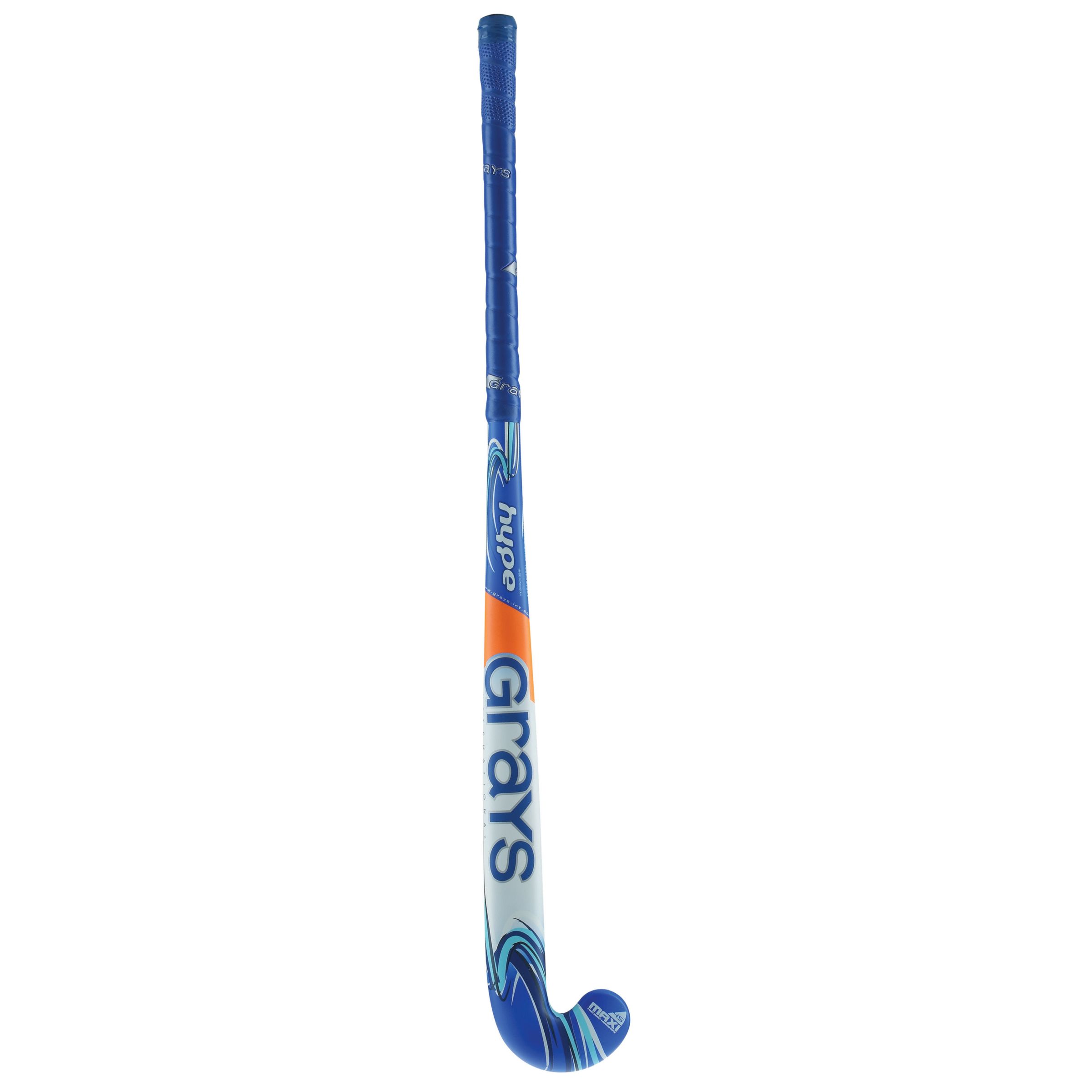 Grays Hype Wooden Hockey Stick, Blue