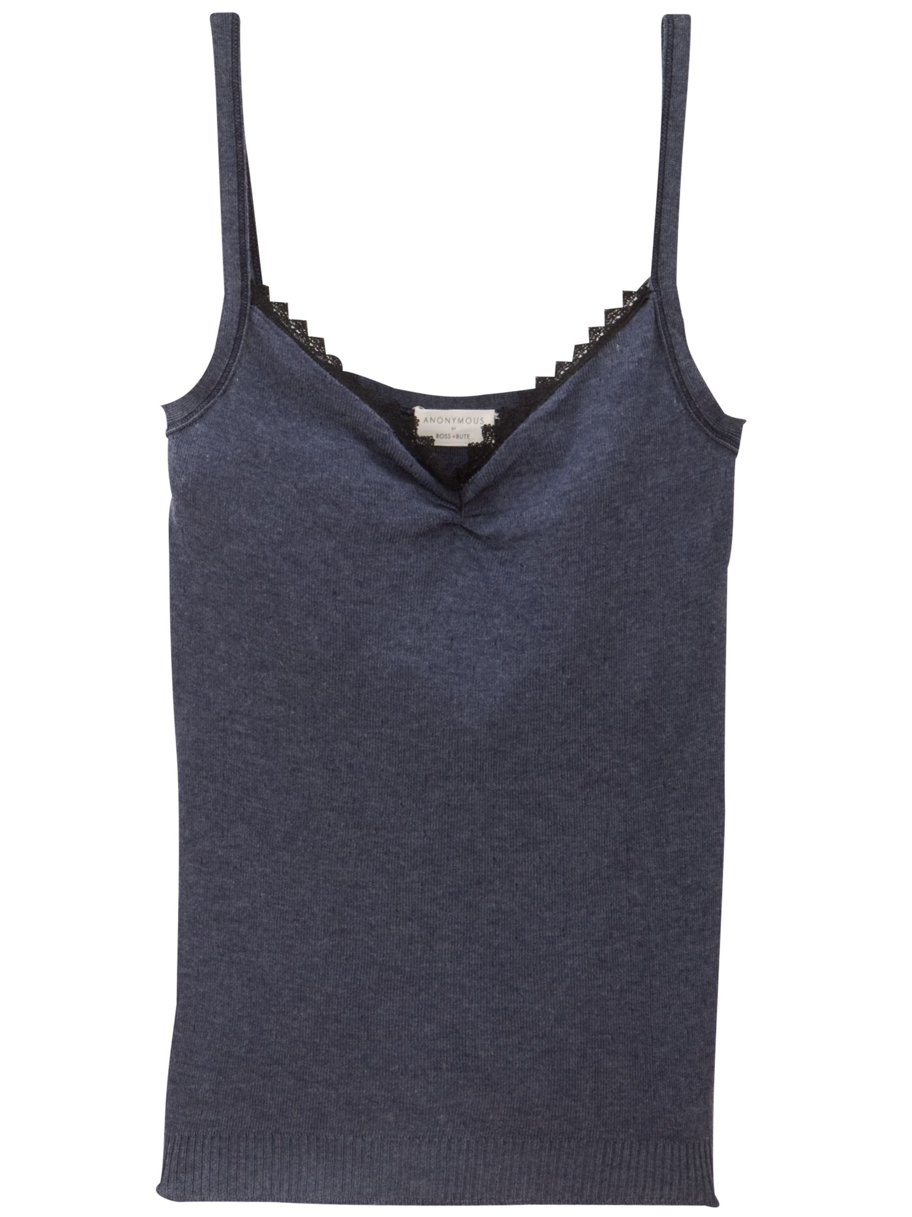 Anonymous by Ross Bute Lace Trim Camisole Navy Large