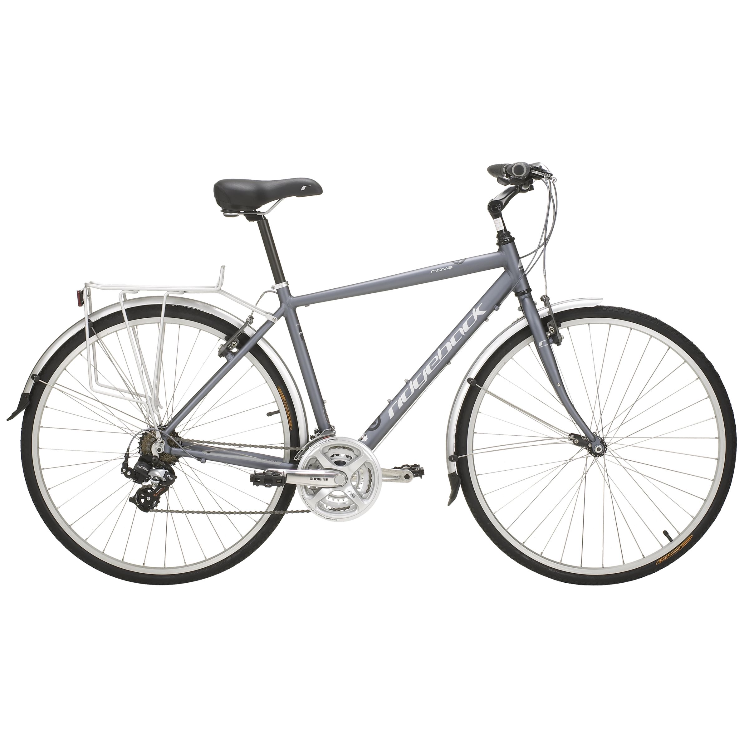 Nova Hybrid Mens Bike, Silver