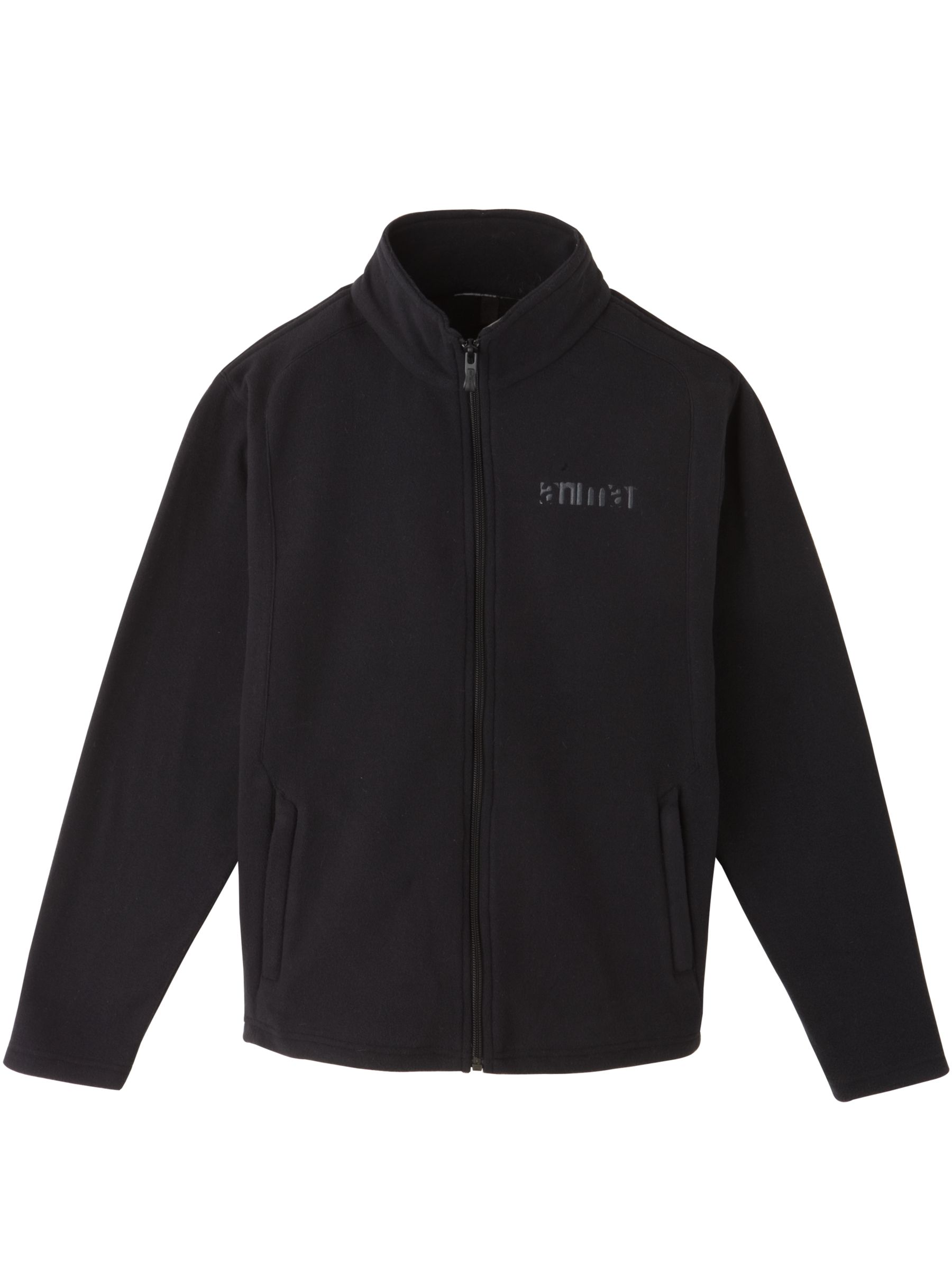 Animal Zip Fleece Black L