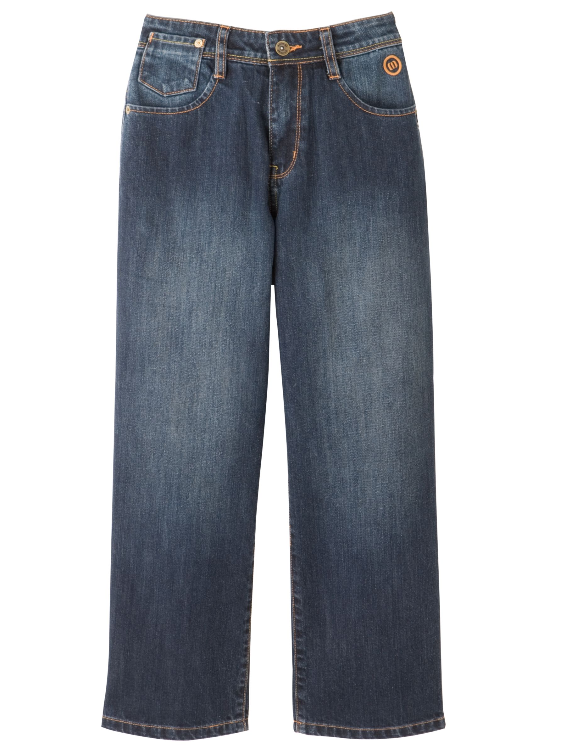 Animal Faded Straight Leg Jeans Blue S