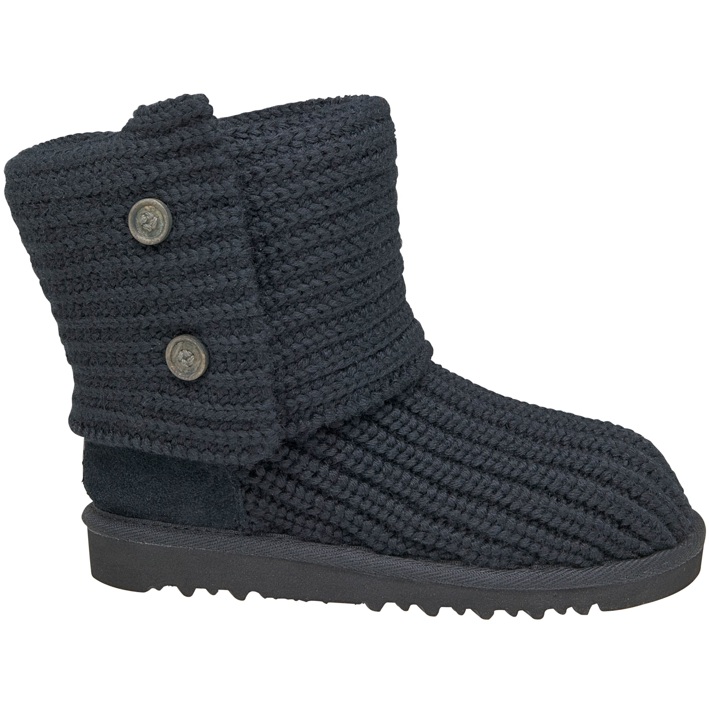 UGG Classic Cardy Boots Black 12Child sizes