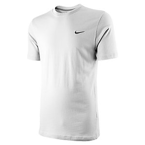 Short Sleeve Crew Neck T-Shirt, White, L