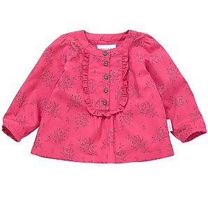 Mini A Ture Tree Design Blouse, Pink, 9-12 months