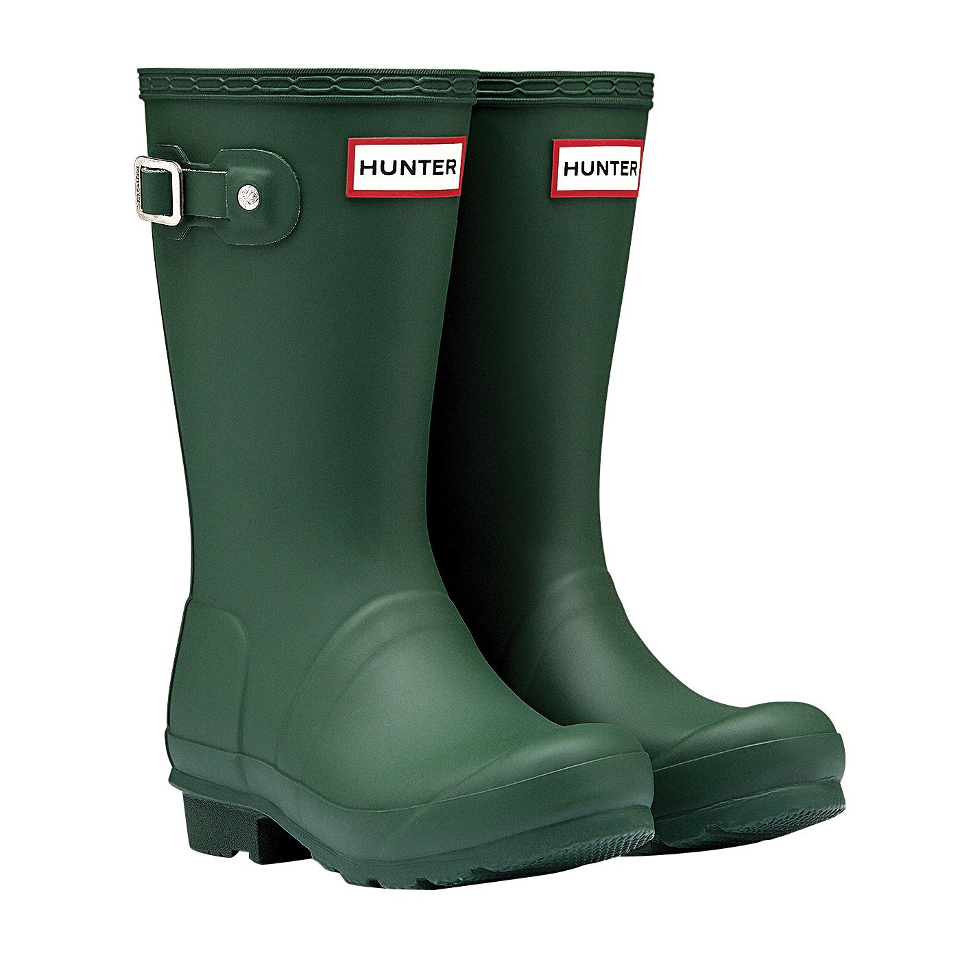 Hunter Wellingtons, Green, Size 2