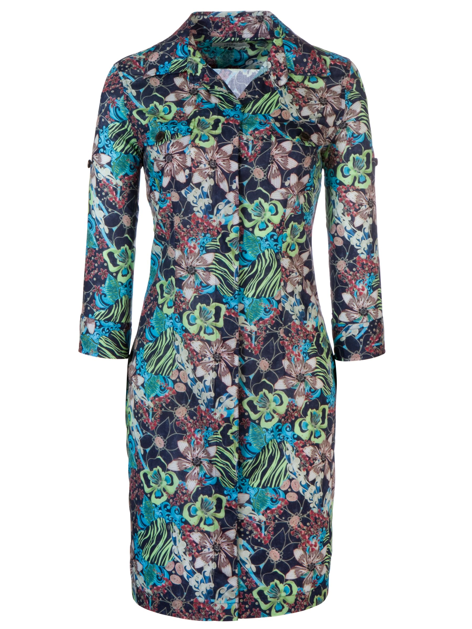 0039 Italy Shirt Dress Blue L