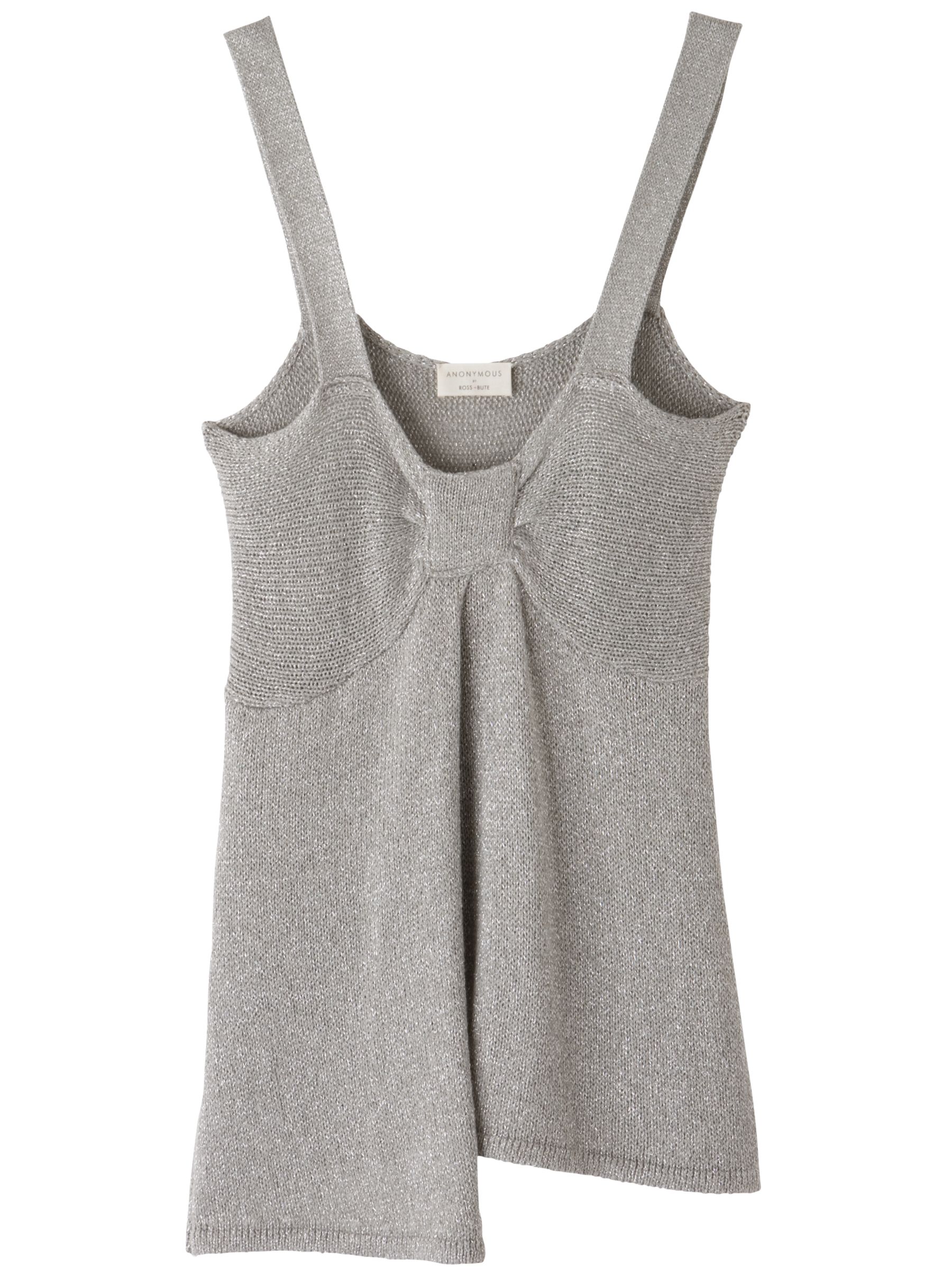 Anonymous by Ross Bute Metallic Camisole Silver L