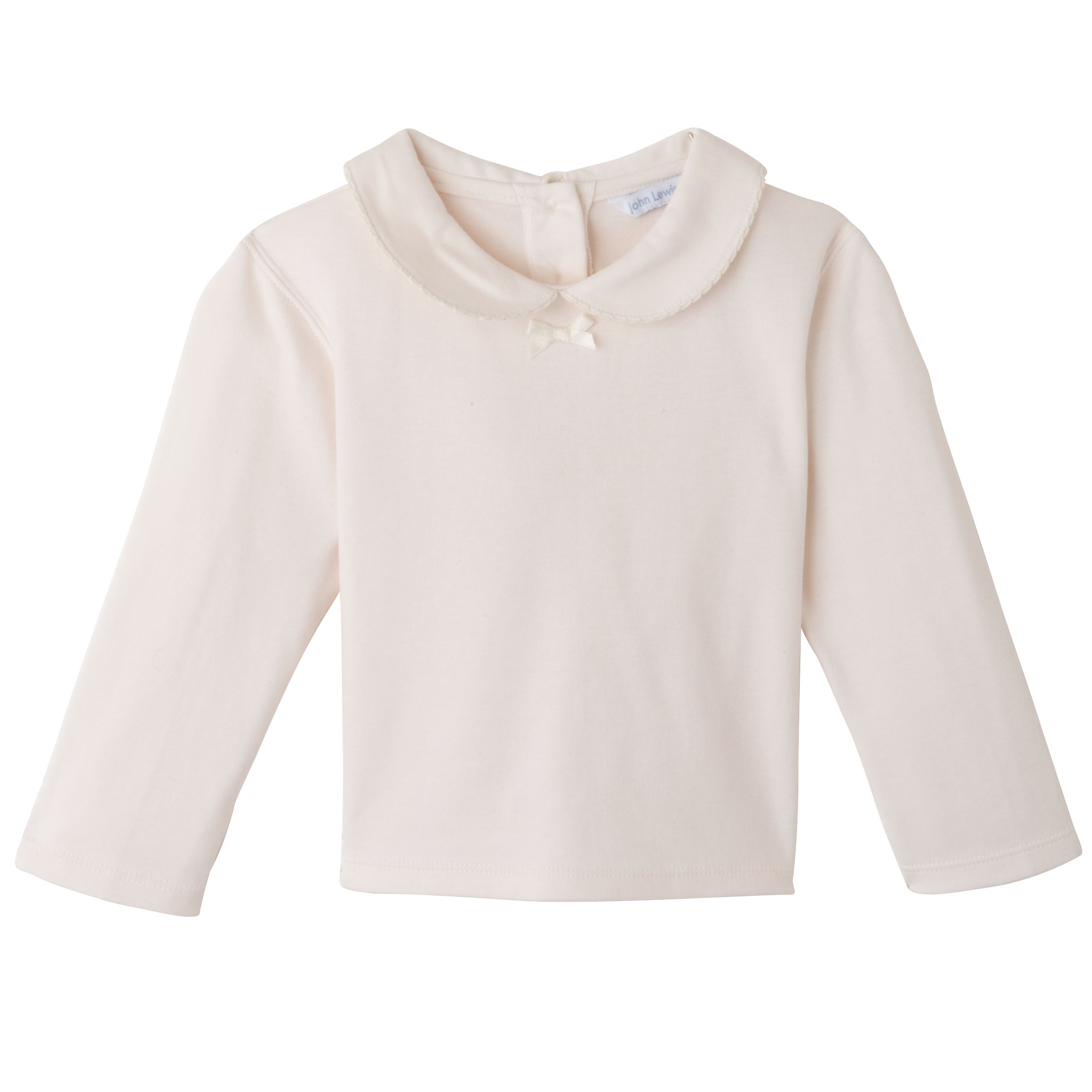 John Lewis Girl Peter Pan Long Sleeve T-Shirt,