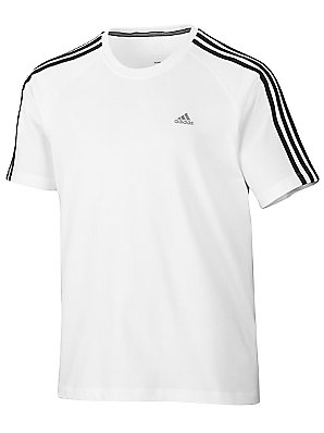 Adidas Essentials Crew Neck T-Shirt, White, M