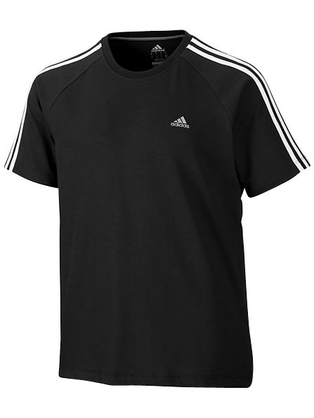 Adidas Essentials Crew Neck T-Shirt, Black