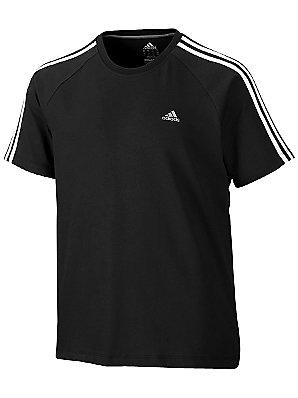Adidas Essentials Crew Neck T-Shirt, Black, S