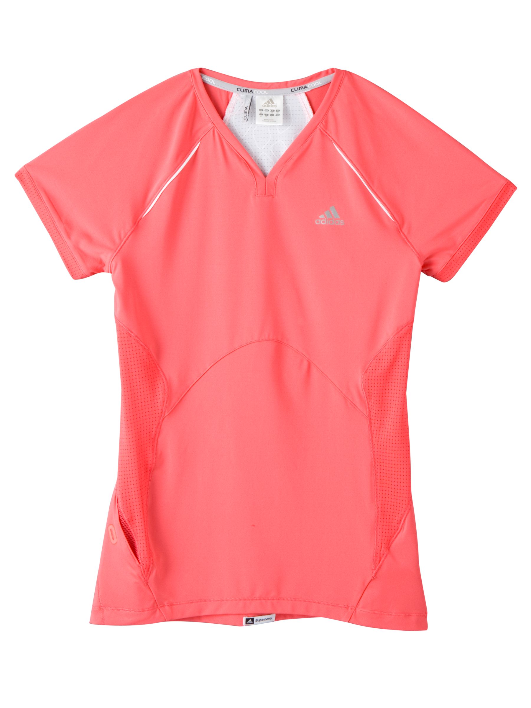 Adidas Supernova MP3 Short Sleeve T-Shirt, Pink,
