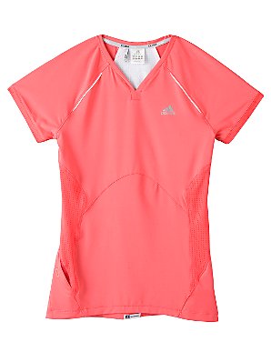 Adidas Supernova MP3 Short Sleeve T-Shirt, Pink,