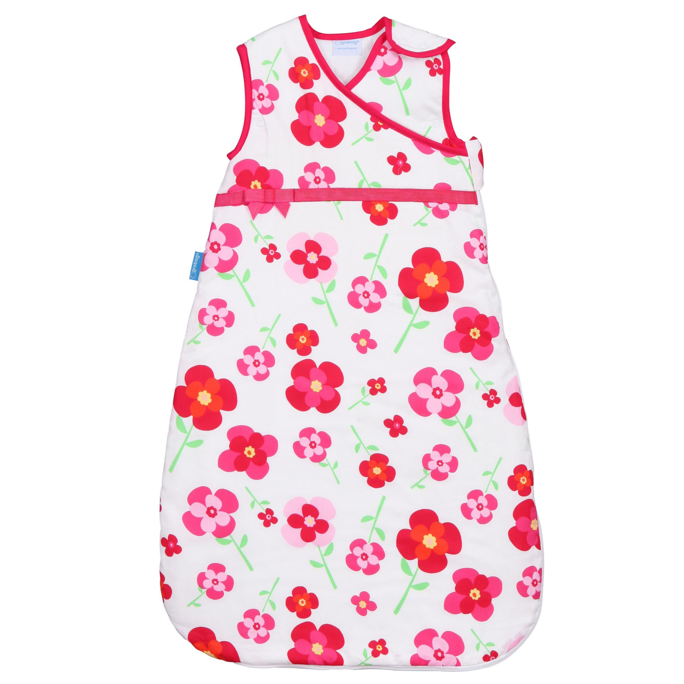 Grobag Petal Print Baby Sleeping Bag, Pink, 1