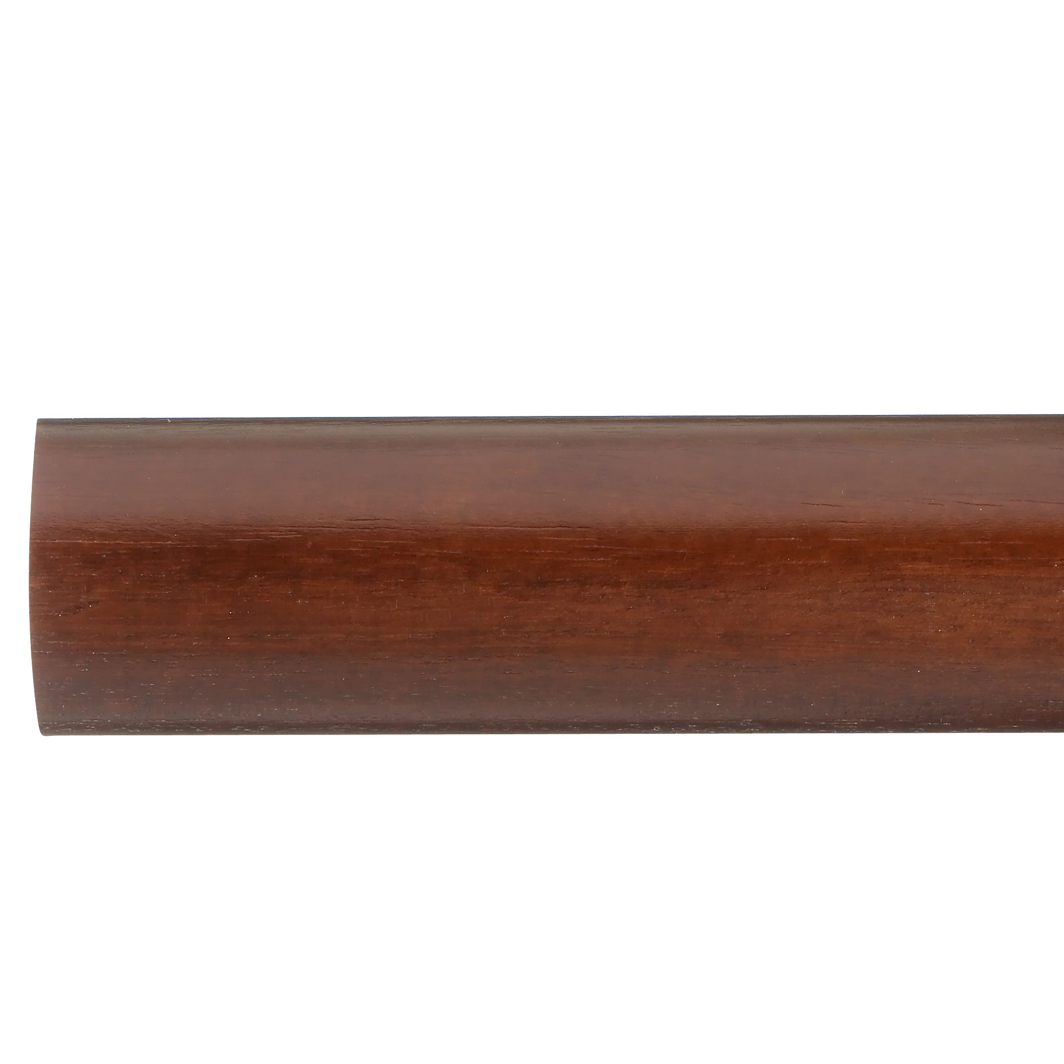 John Lewis Mahogany Curtain Pole, L150cm x