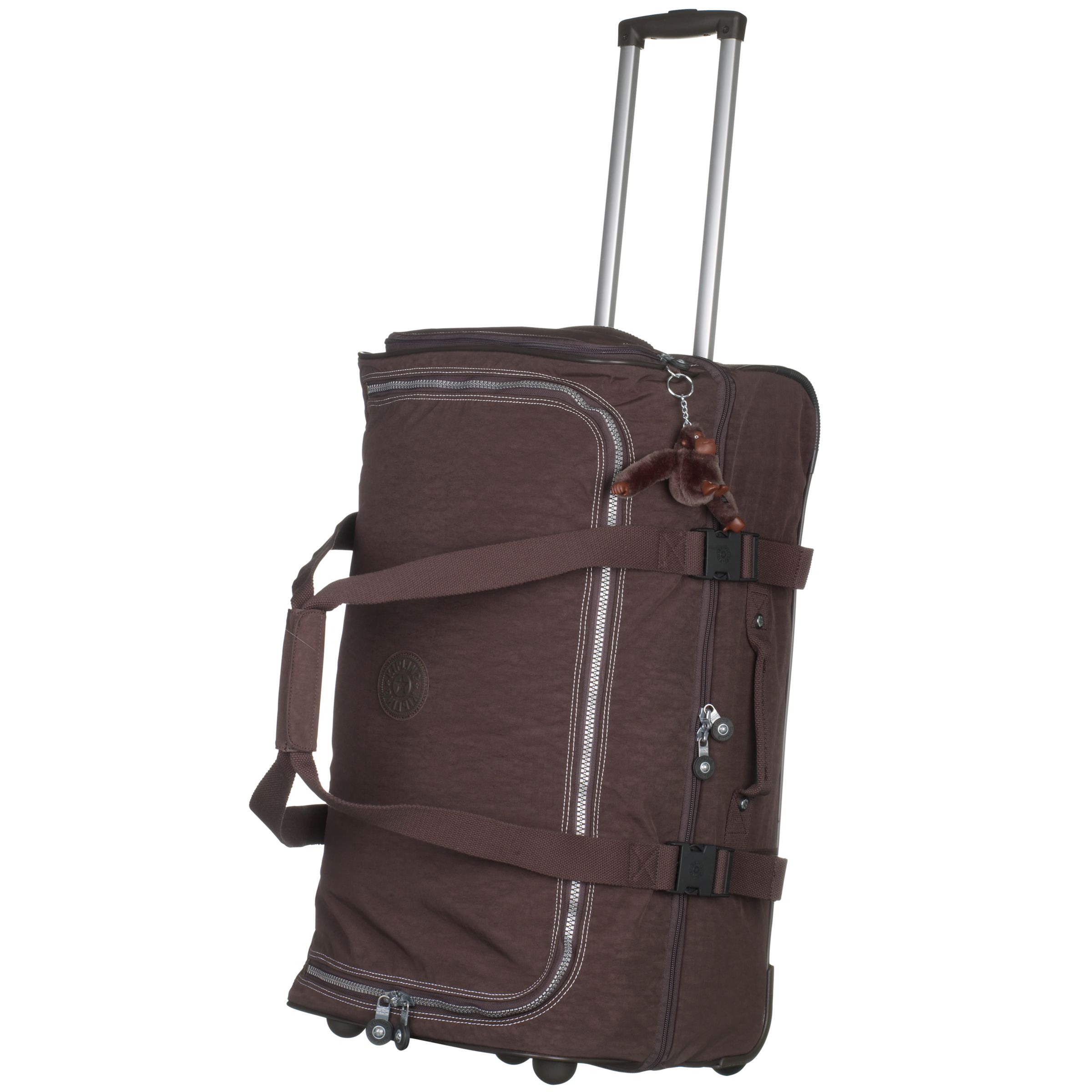 Kipling Teagan Wheeled Duffle Bag, Espresso