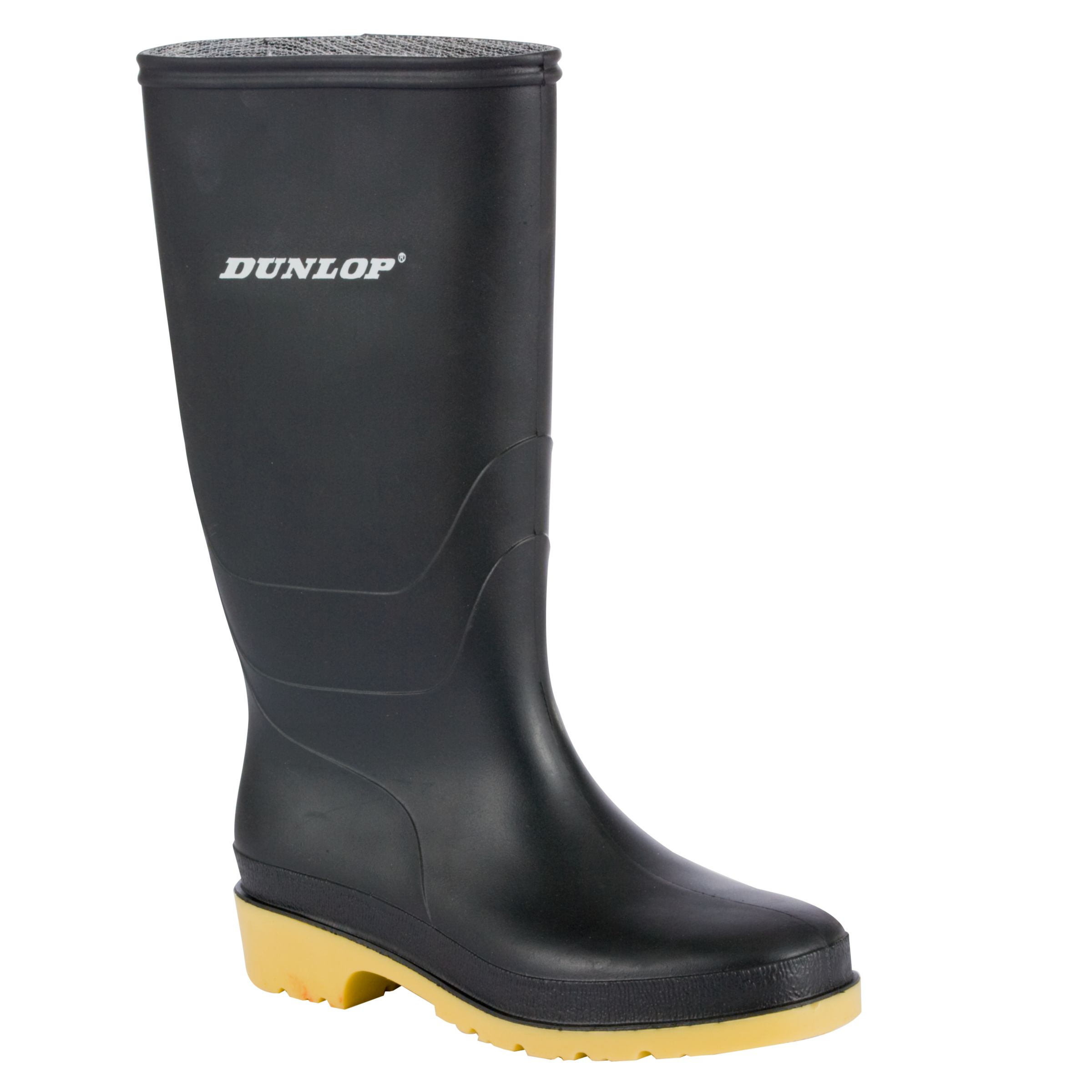 Dunlop Childrens Wellington Boots, Black, 36