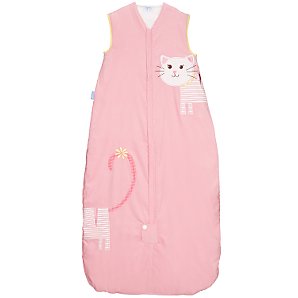Grobag Gro- Bag Puddy Cat Sleeping Bag, Pink, 6-18 Months