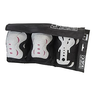 Stateside Triple Protective Pads, Junior, Pink, M