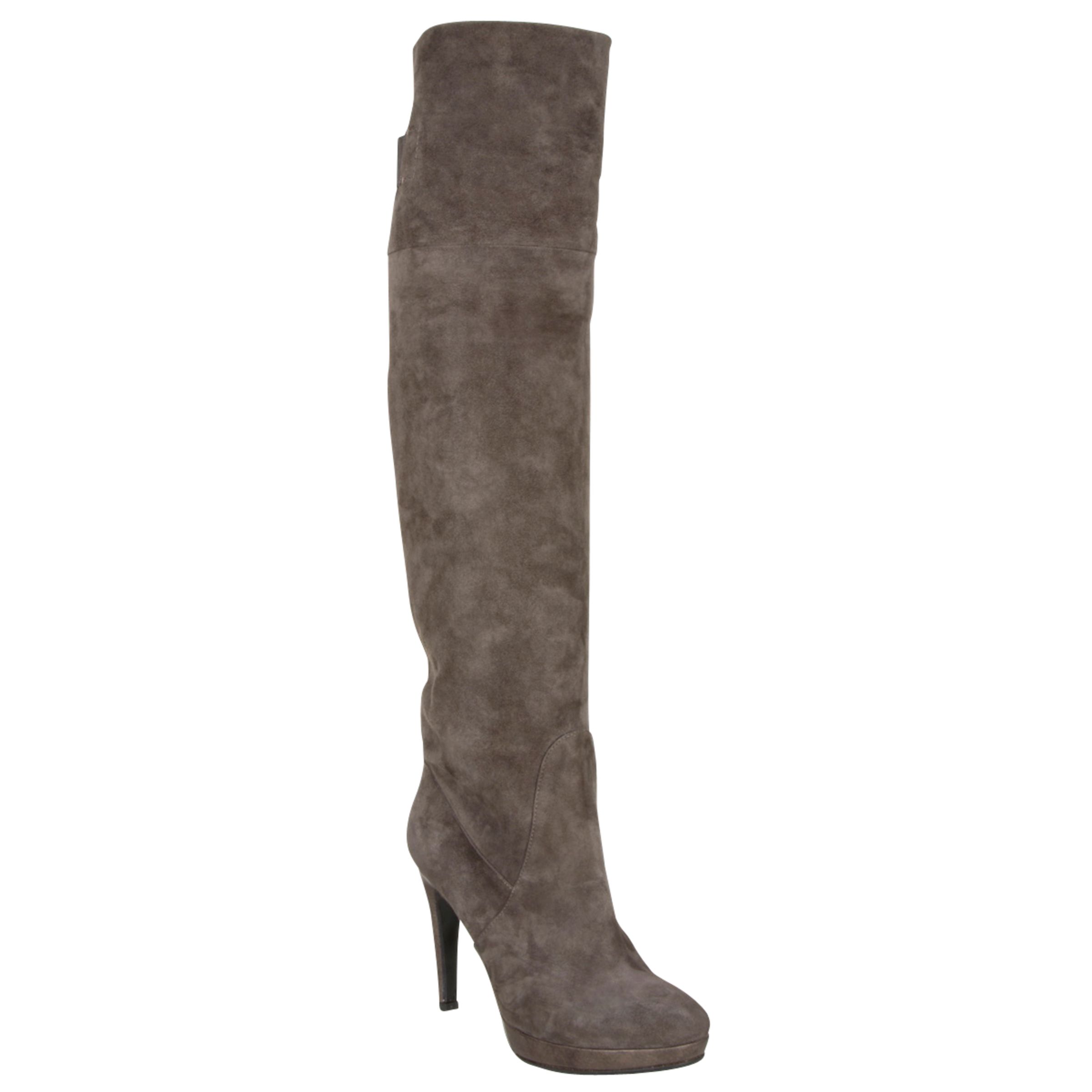 Pied A Terre Roswell Slouchy Cuff Over The Knee Boots, Taupe at JohnLewis