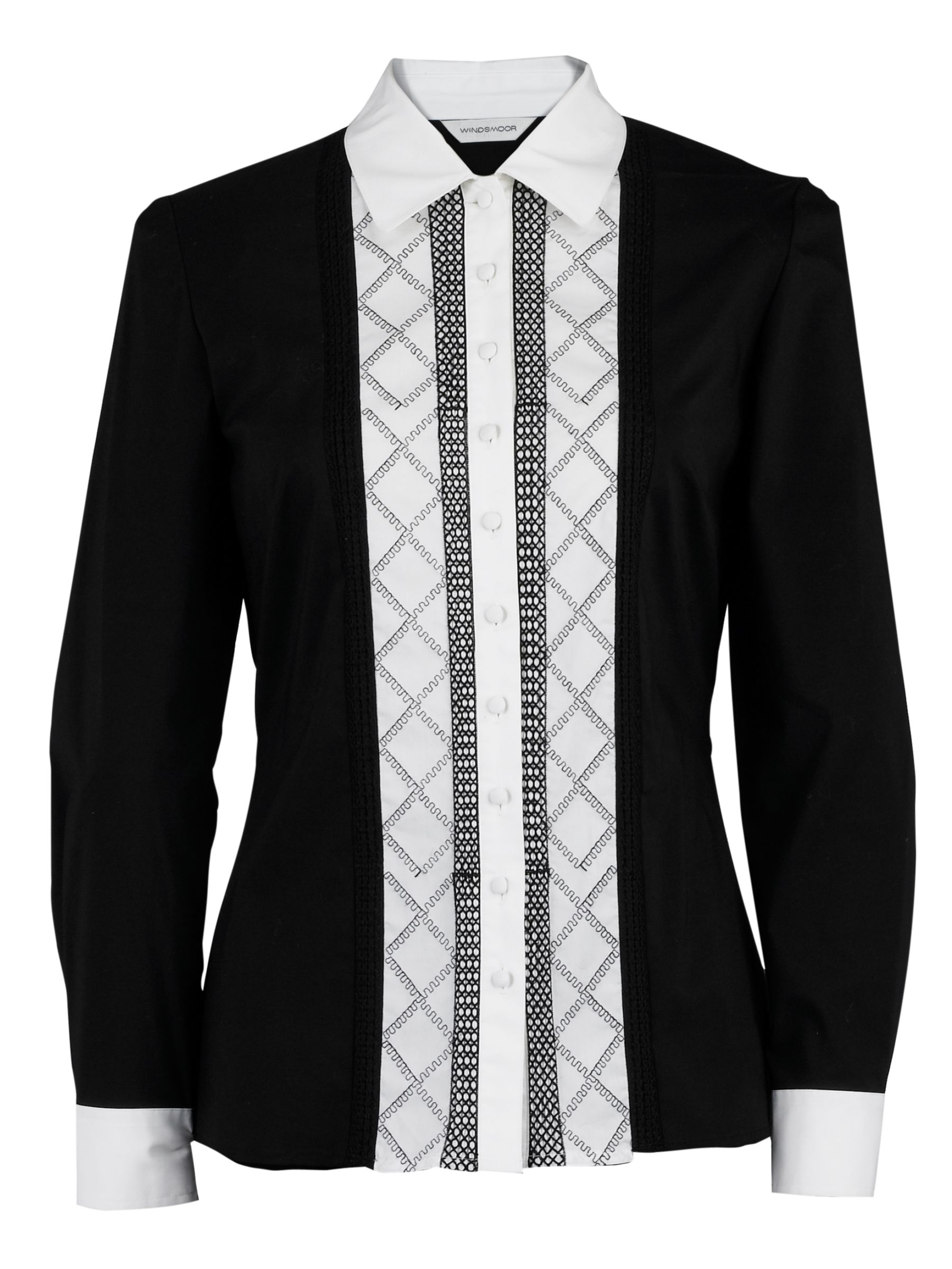 Windsmoor Monochrome Stretch Blouse,