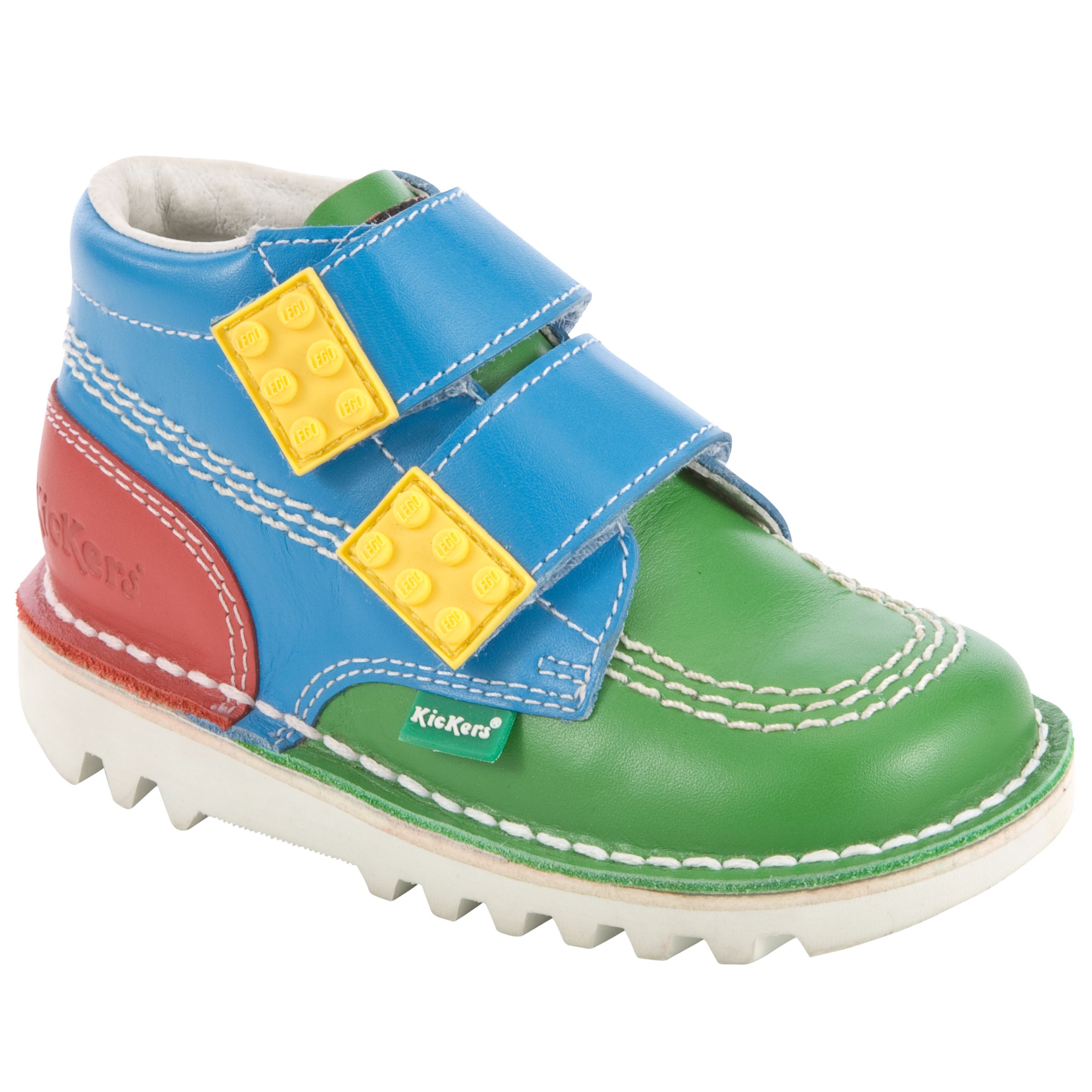 Kickers Lego Strap Velcro Boots Multicoloured 6.5 Jnr
