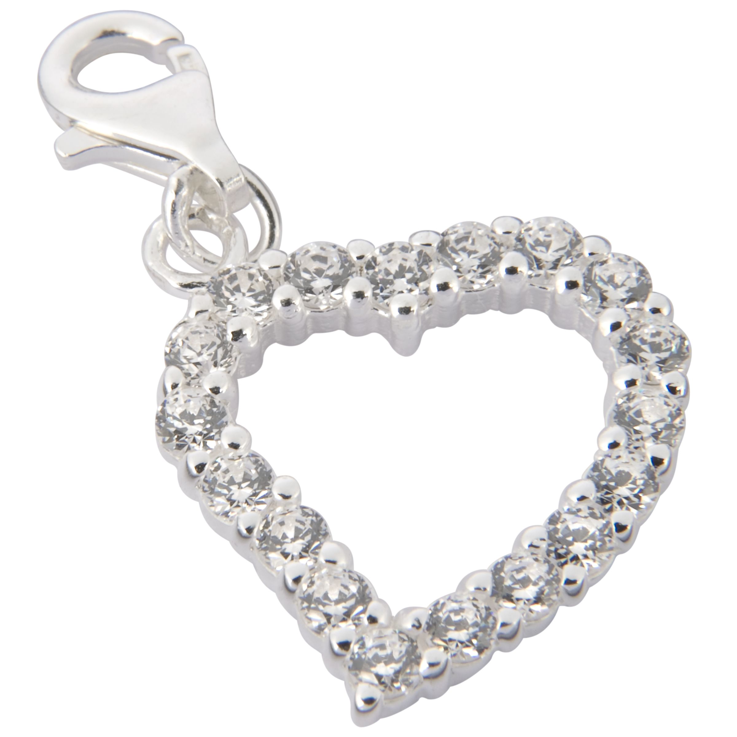 JouJou Jou Jou Sterling Silver Open Heart Charm