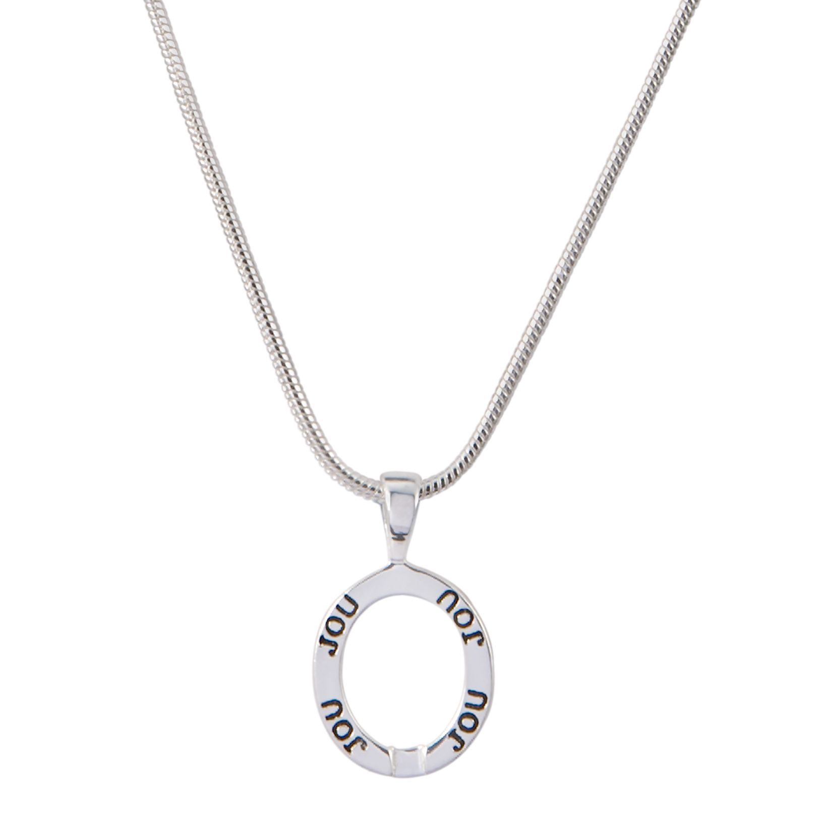 JouJou Jou Jou Sterling Silver Charm Ring Necklace