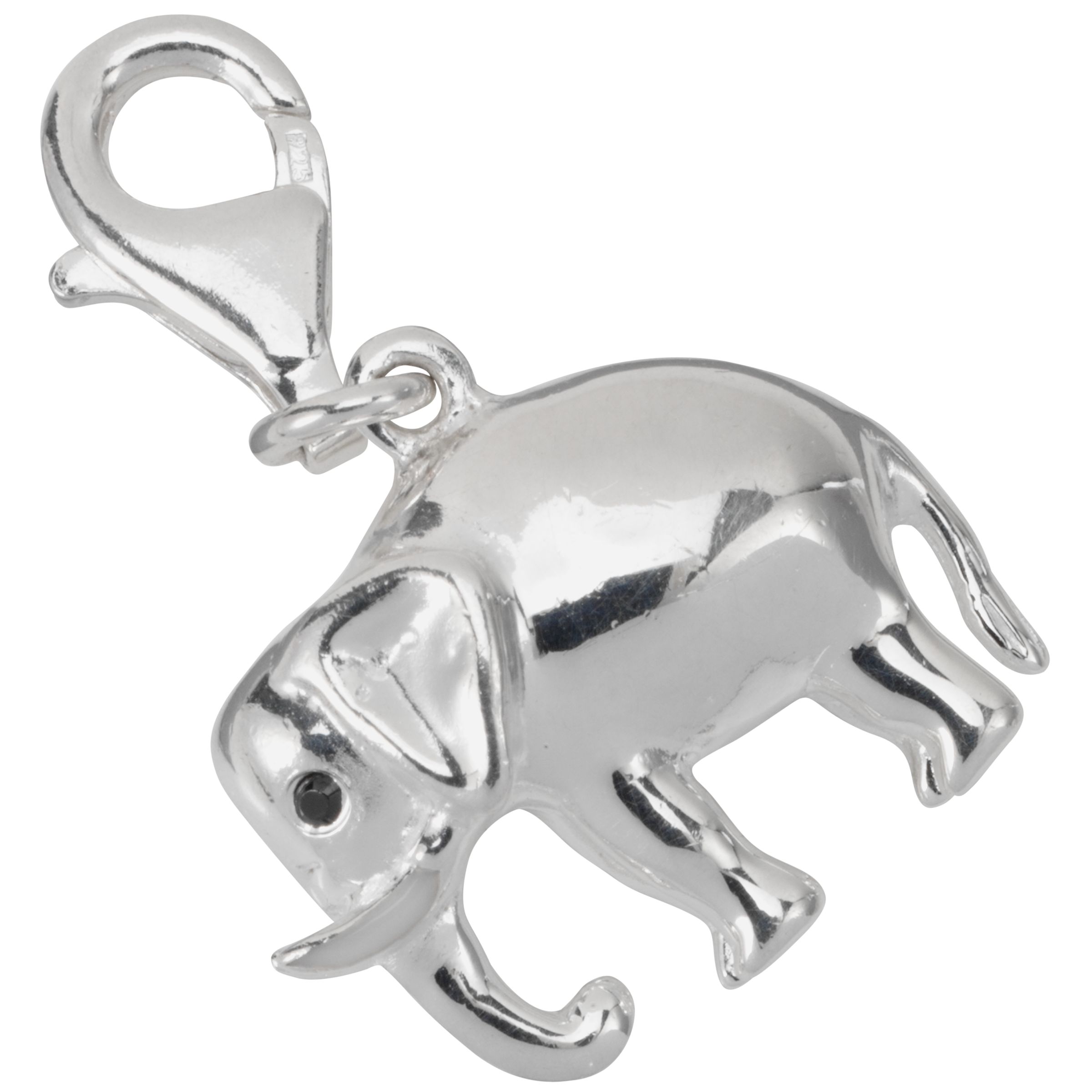 JouJou Sterling Silver Elephant Charm