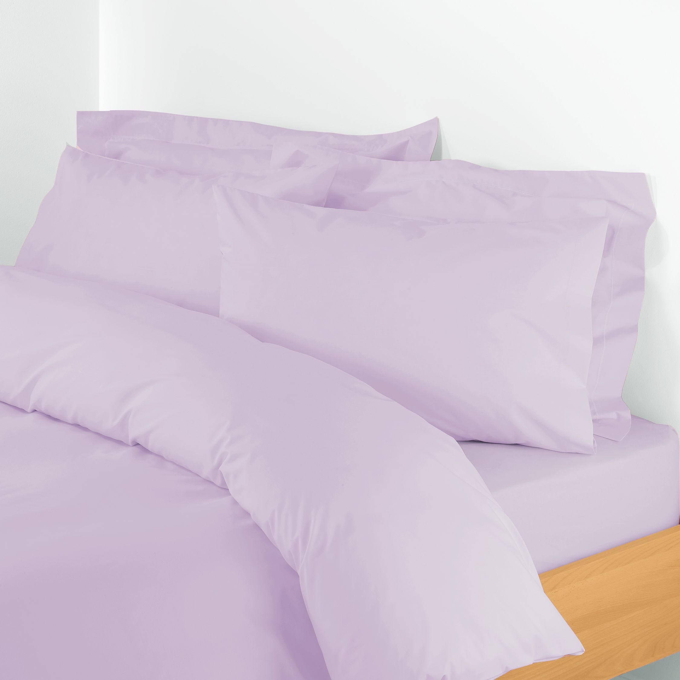 Polycotton Percale Duvet Cover, Dusky