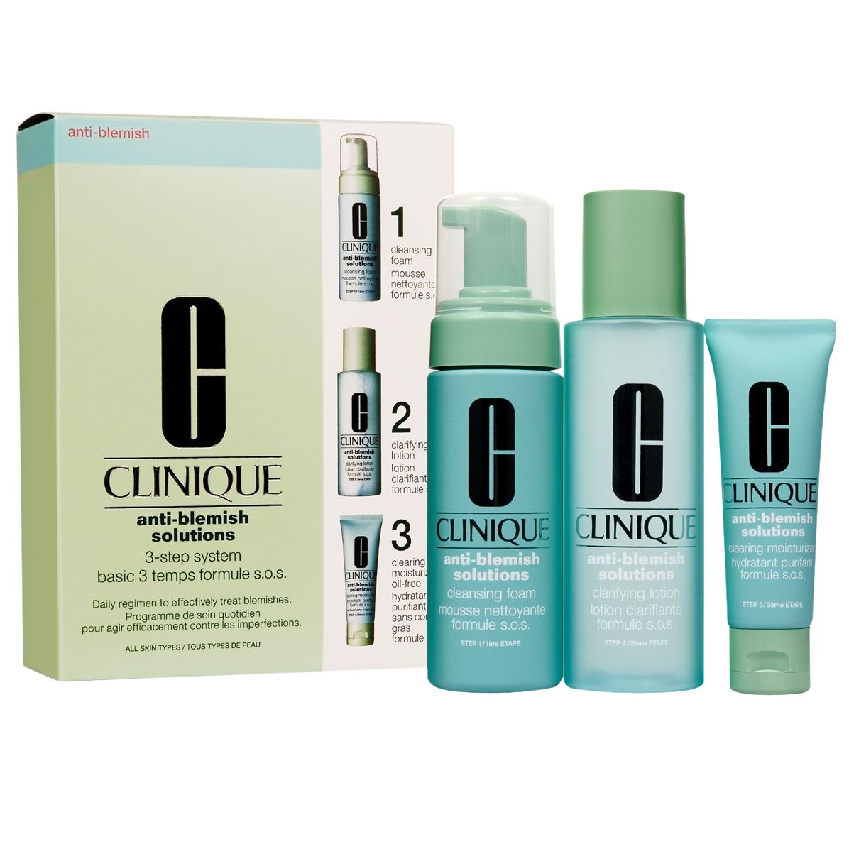 John Lewis Anti-Blemish Solutions 3-Step System Set