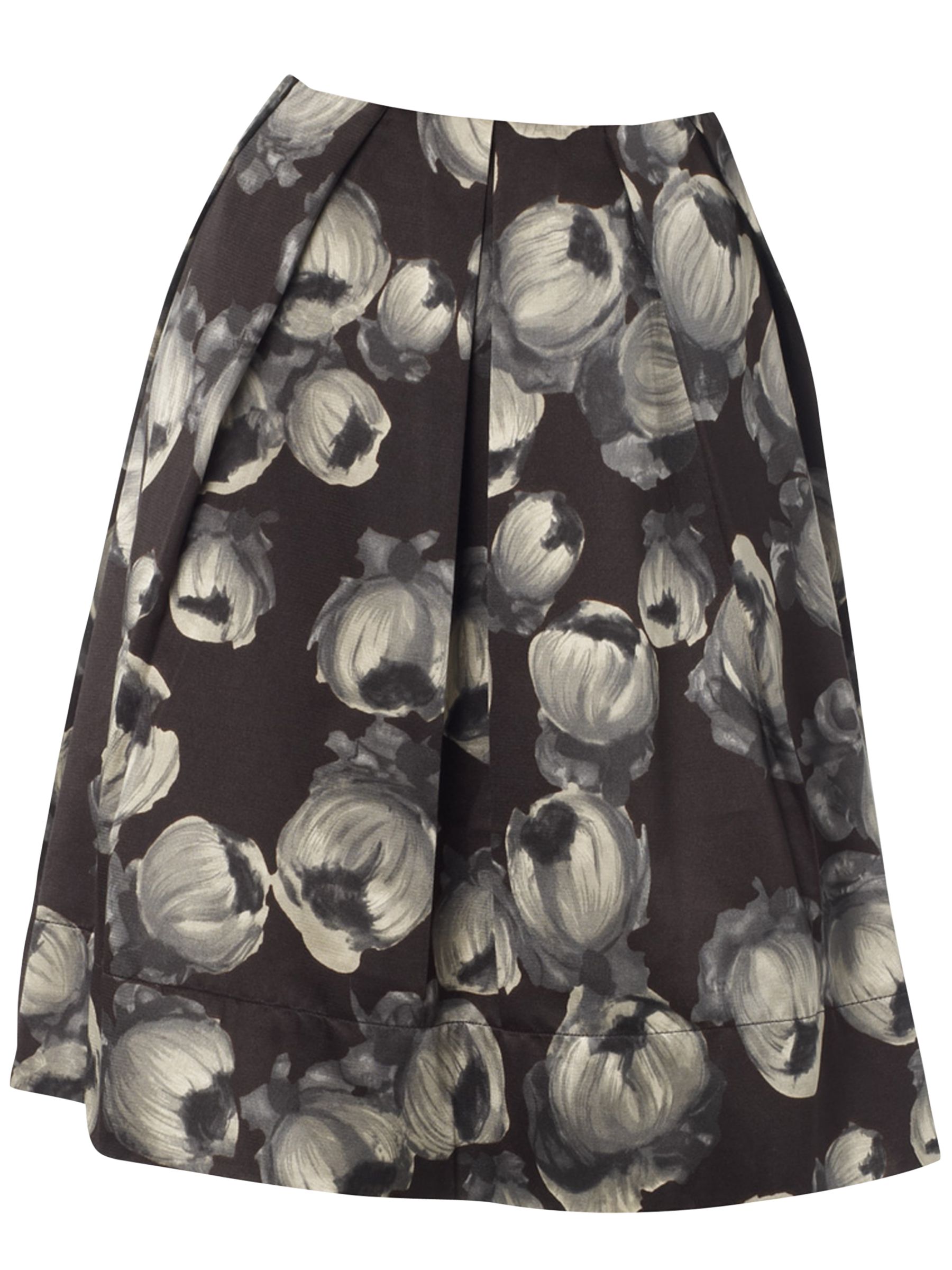 Hobbs Montpellier Skirt, Dark Zinc, 12