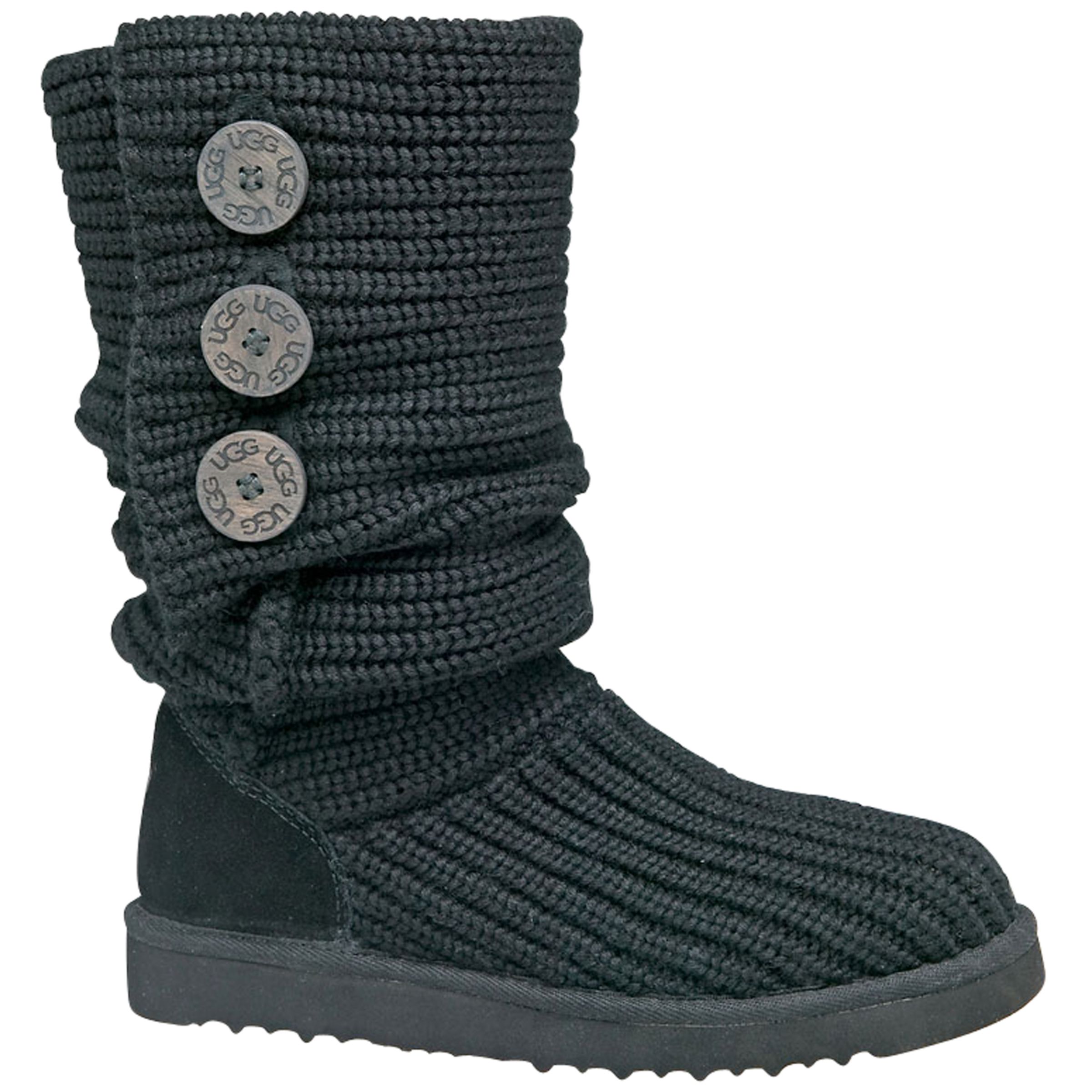 UGG Classic Cardy Boots, Black, 5