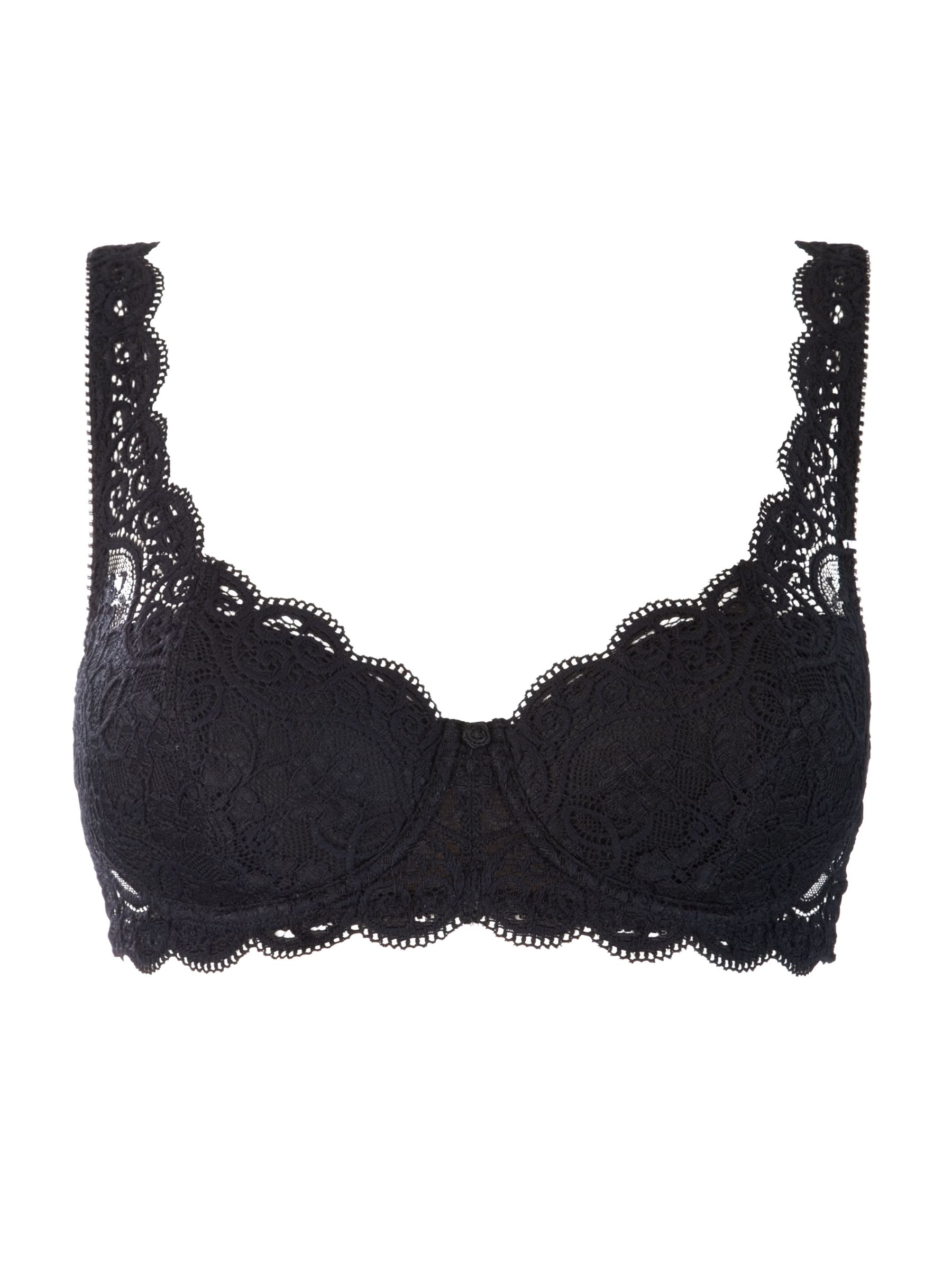 Triumph Amourette 300 Padded Underwired Bra, Black