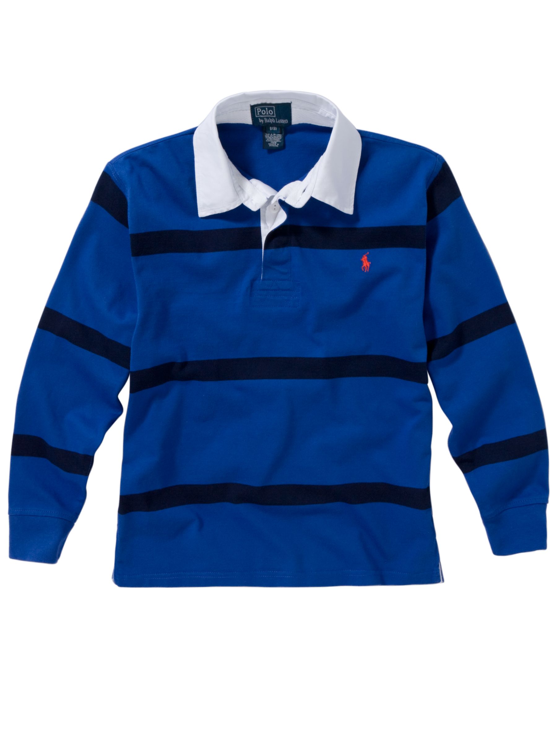 Rugby Shirt, Blue, 8 years