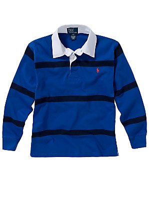 Rugby Shirt, Blue, 4 years