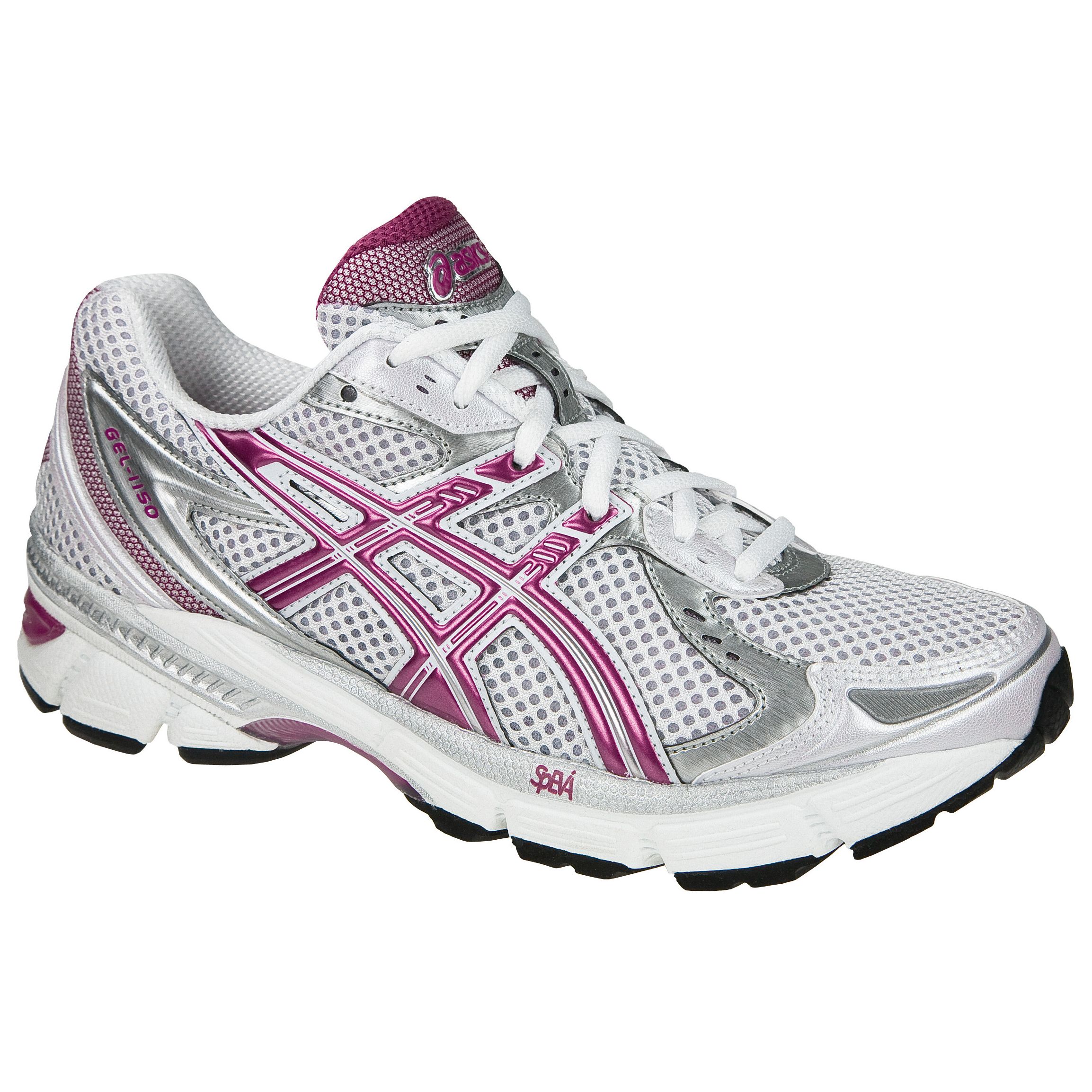 Asics Gel 1150 Running Shoes, White, 5