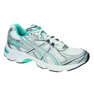 Asics Gel Radience 3 Running Shoes, White/Blue, 5