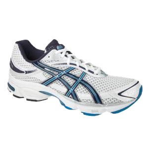 Asics Gel Stratus 3 Running Shoes, White/Black, 10