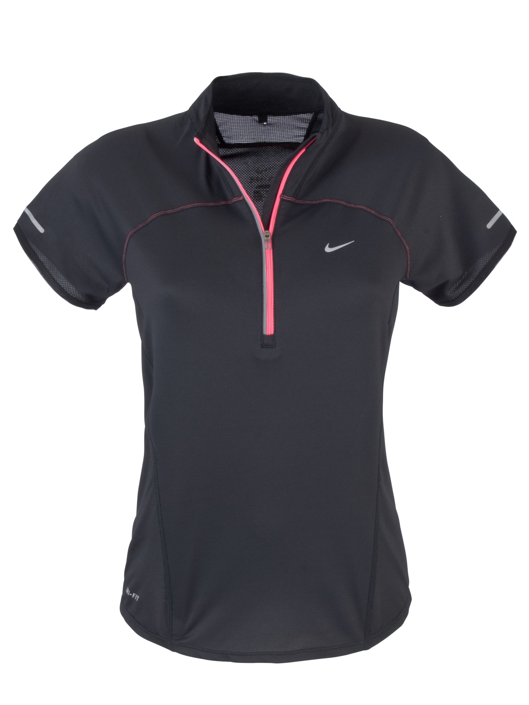 Nike Sphere Half-Zip T-Shirt, Black, S