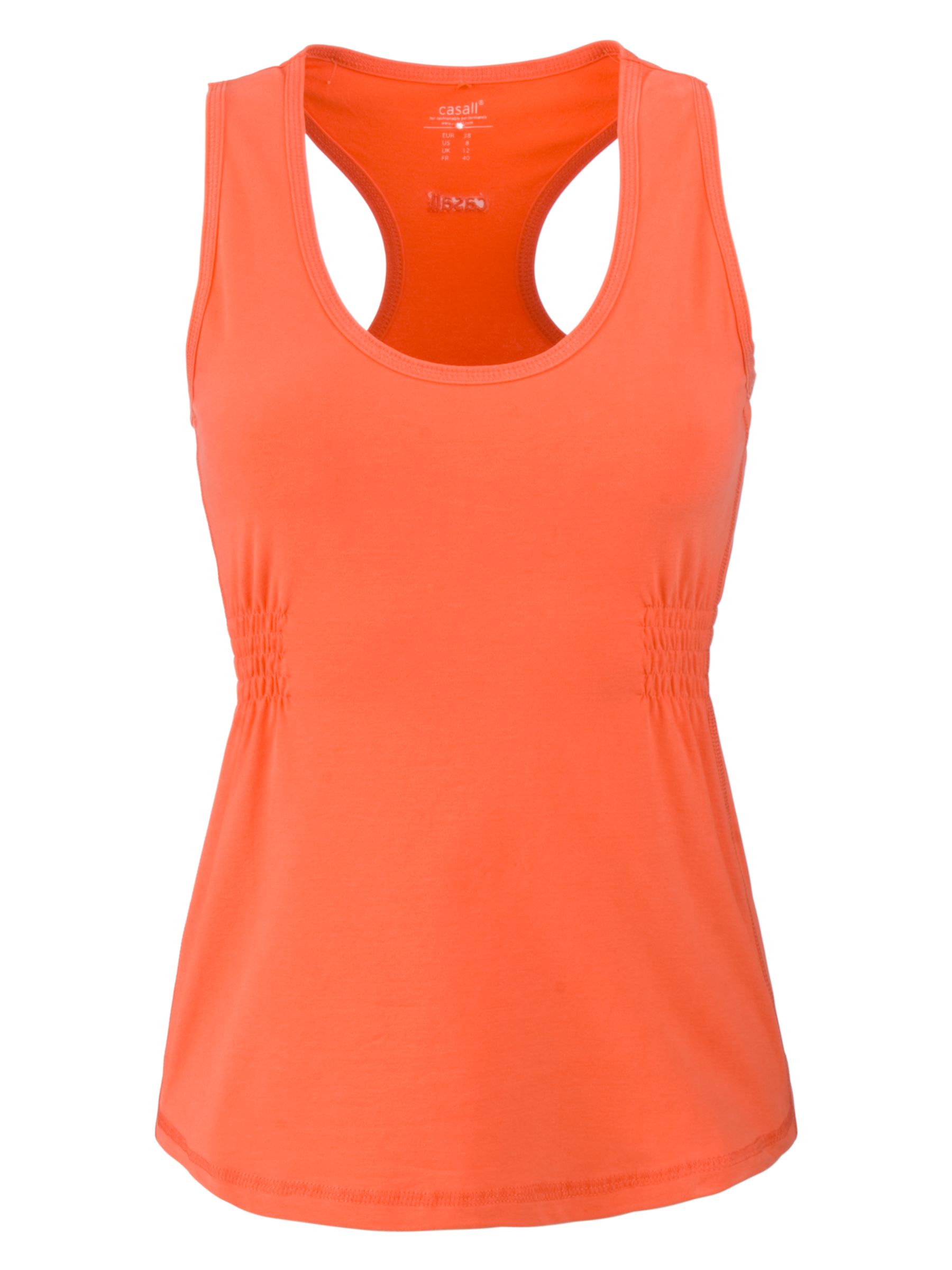 Casall Cozy Organic Tank Top Coral 12