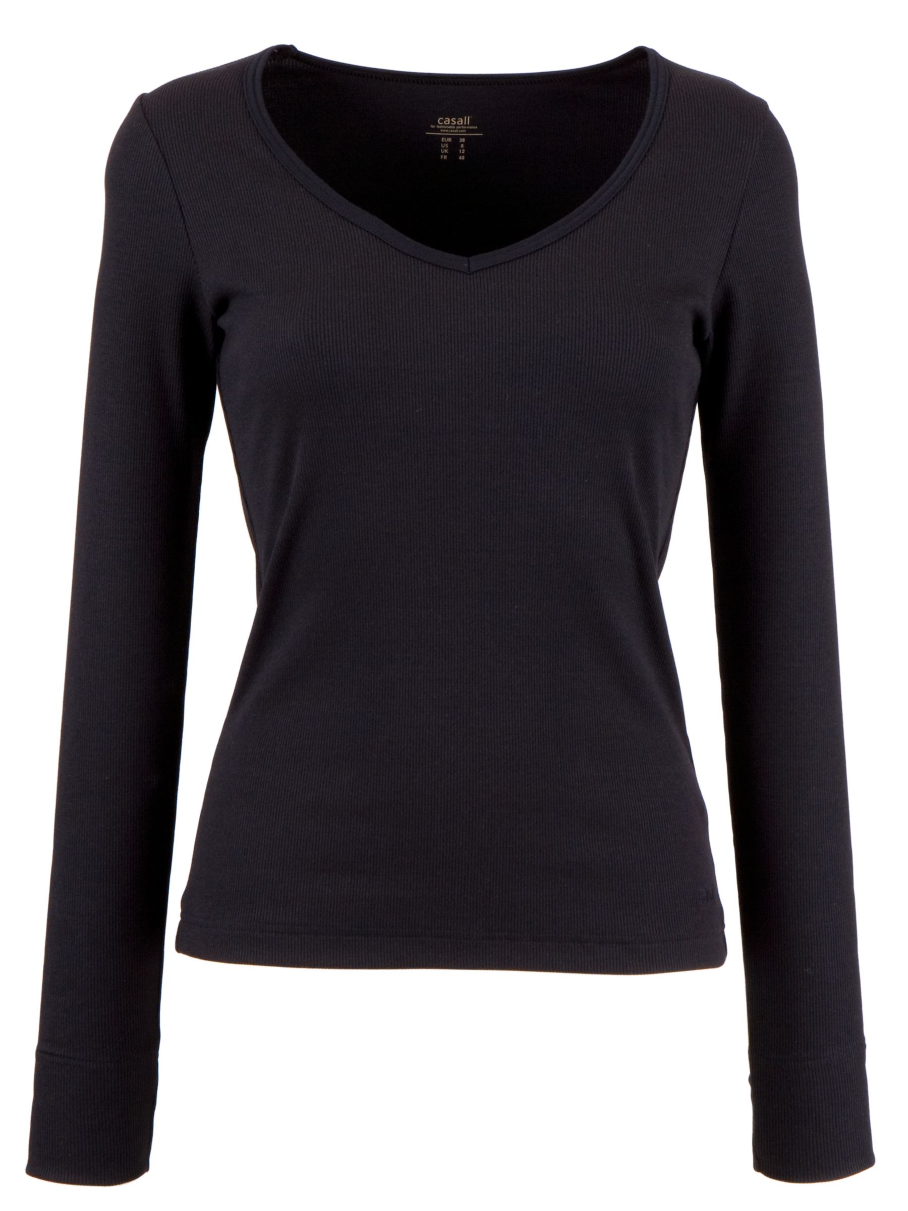 Casall Long Sleeve T-Shirt, Black, 18