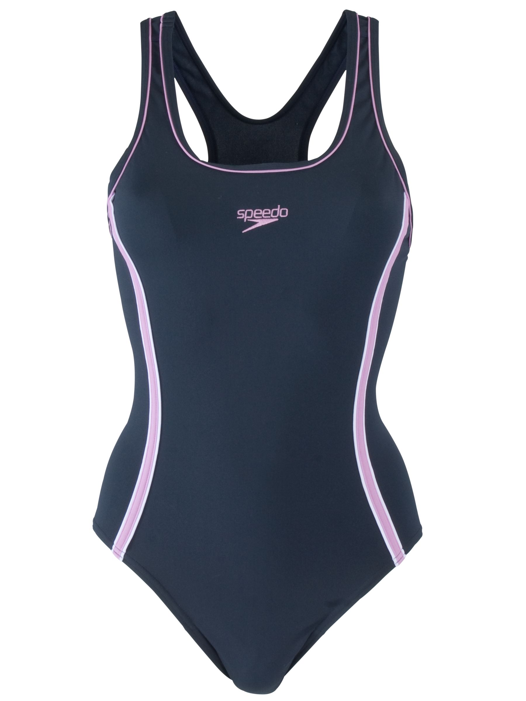 Speedo Pulseback Swimsuit, Navy, 42