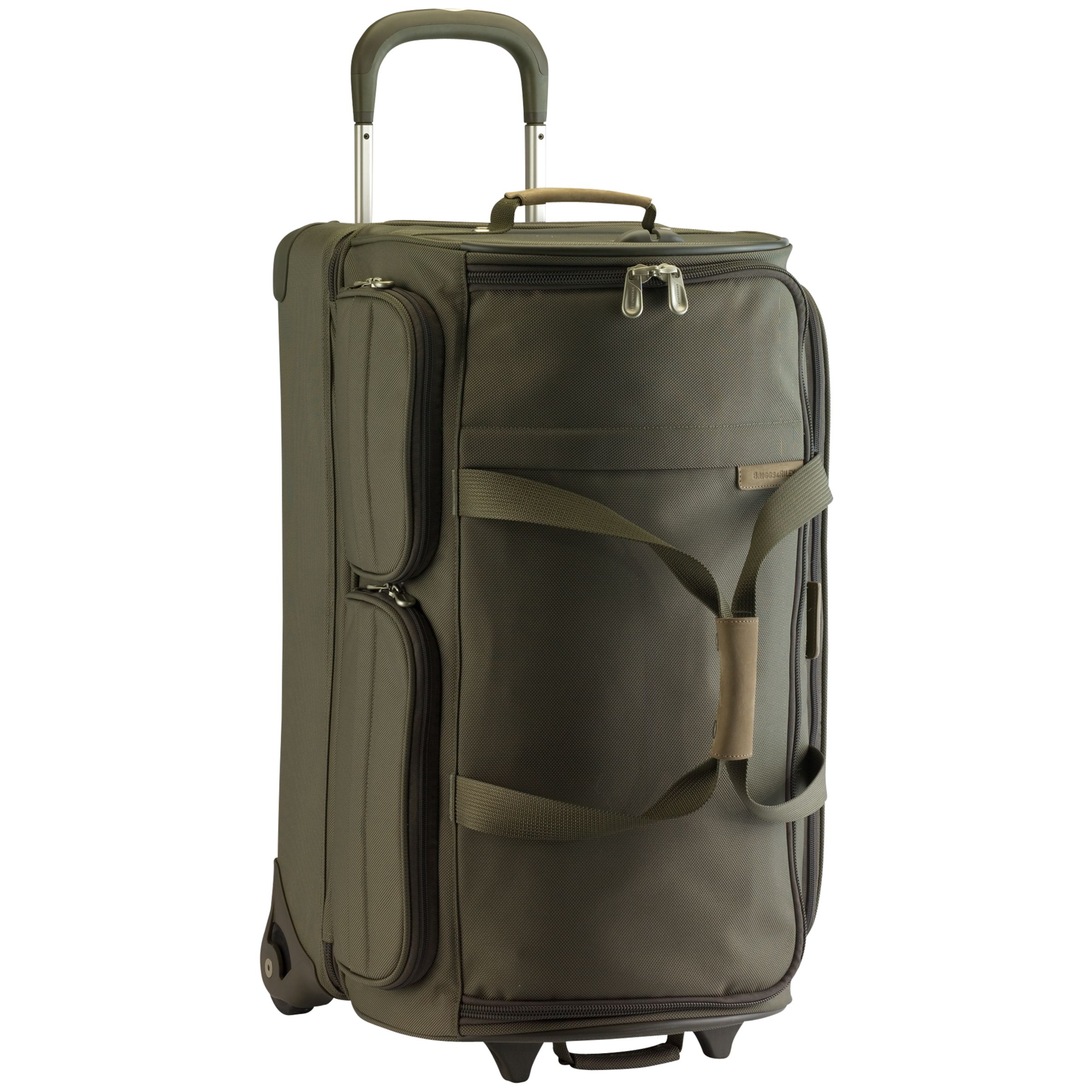 Briggs & Riley 2-Wheel Duffle Bag, Olive at John Lewis