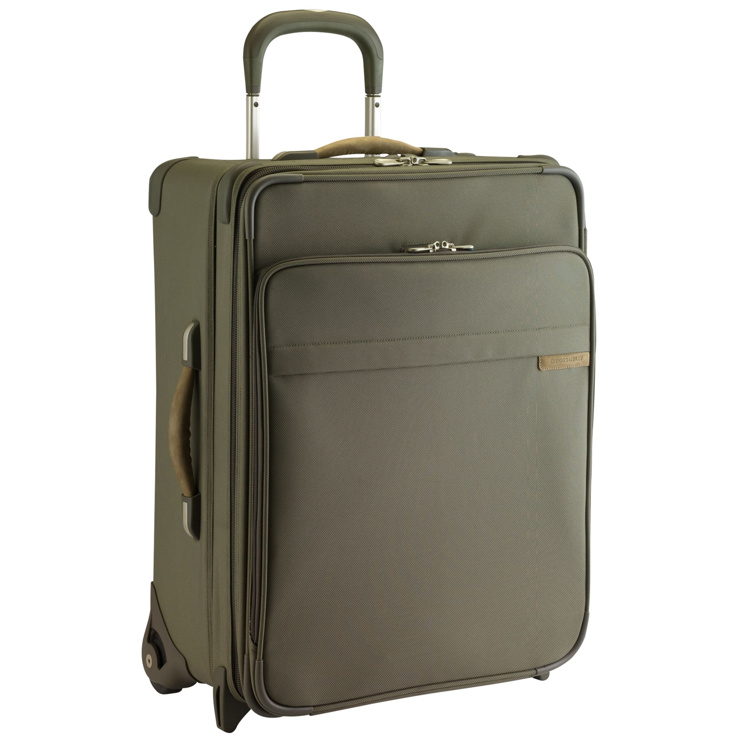 Briggs & Riley One-Touch Expandable Trolley Cases, Olive at John Lewis