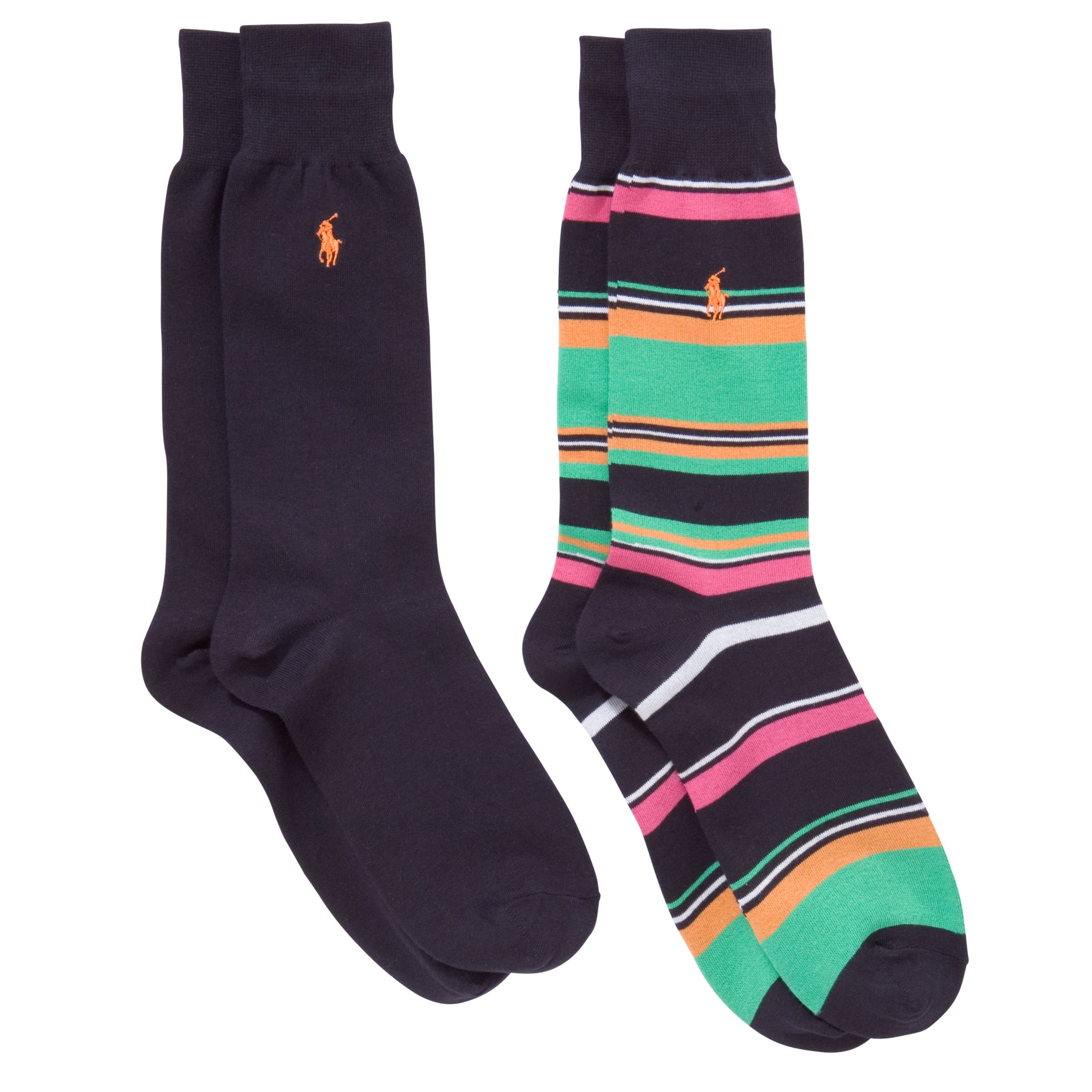 Polo Ralph Lauren Striped Socks 2 Pack